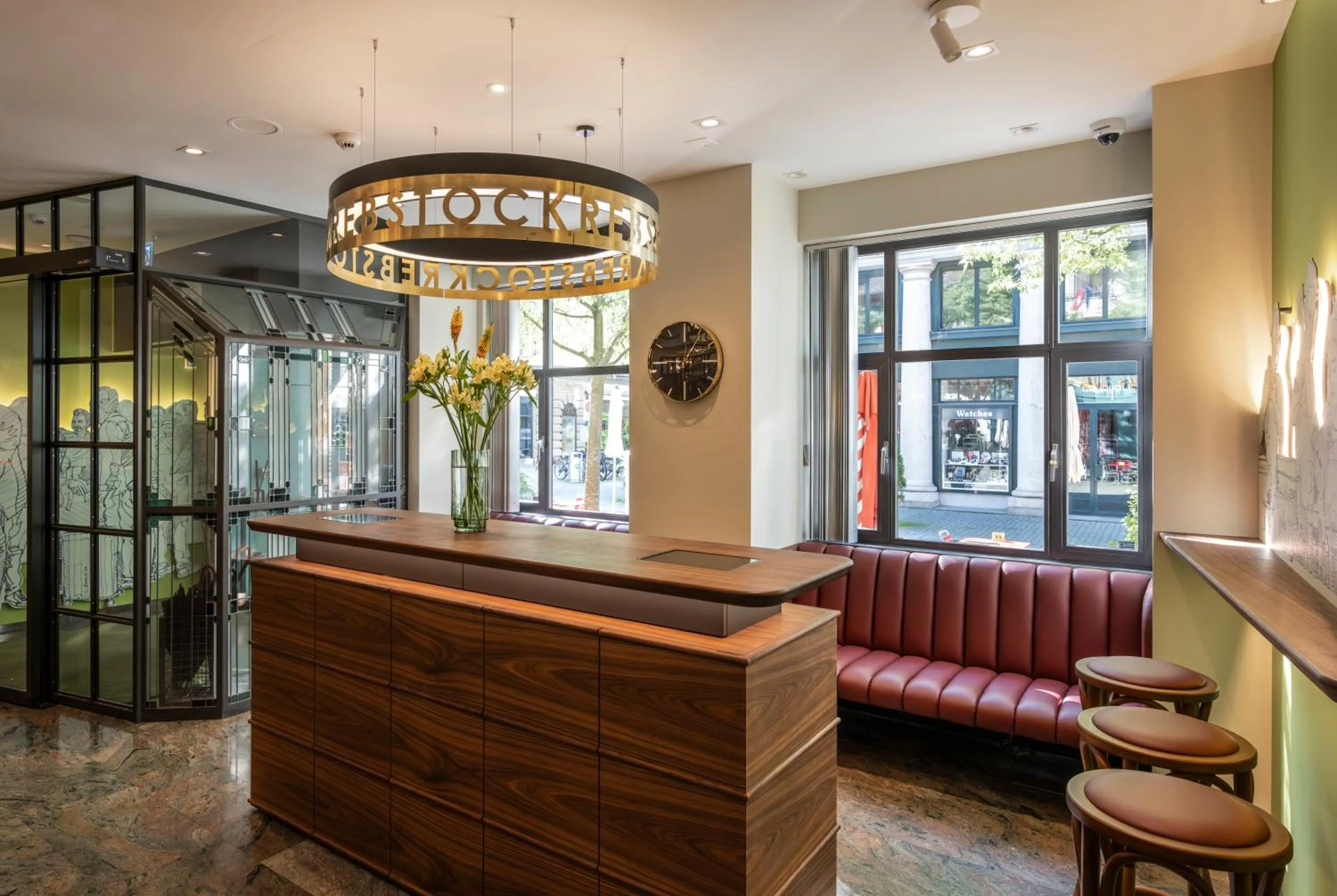 Lobby or reception in Hotel Rebstock
