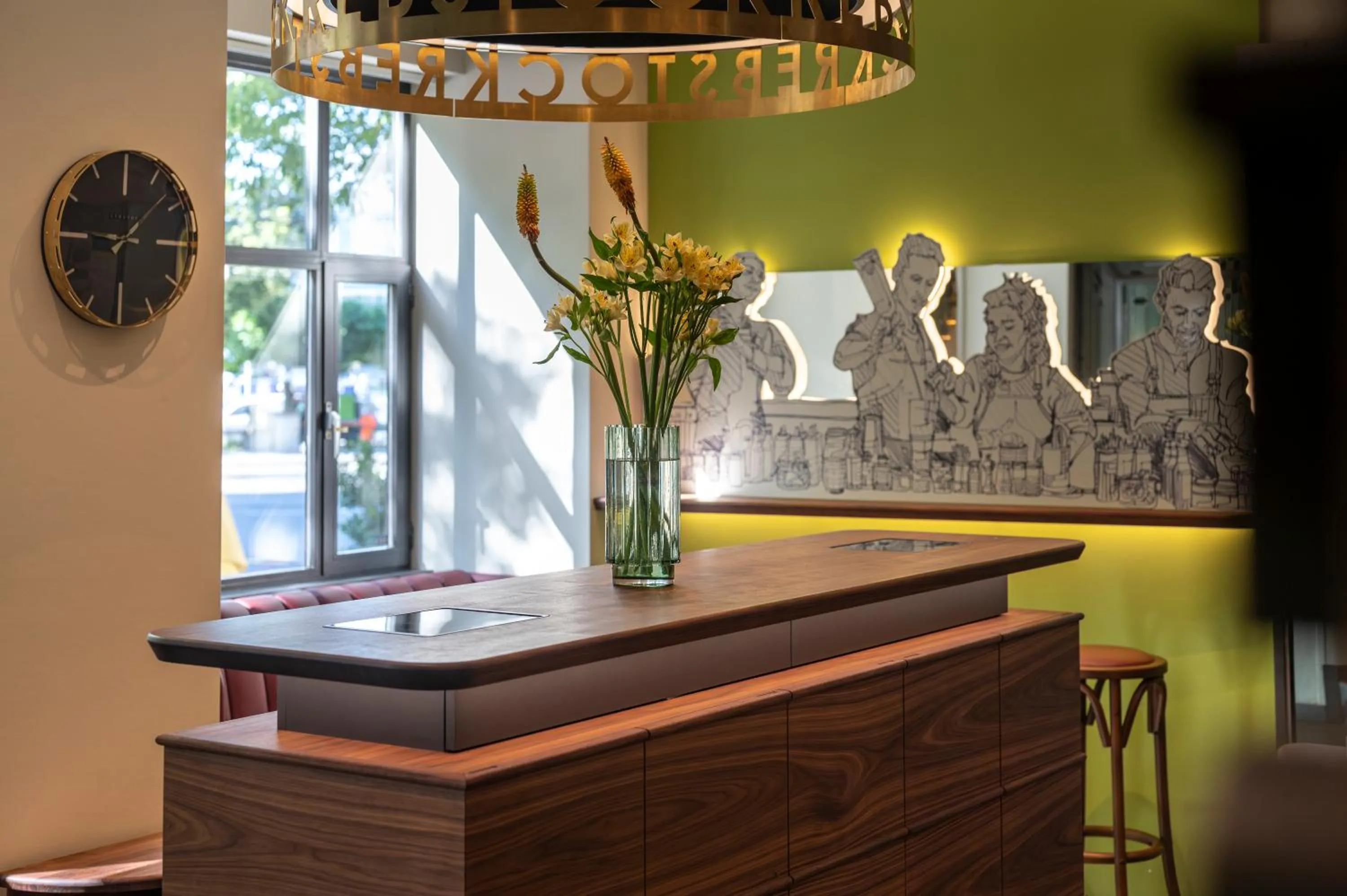 Lobby or reception in Hotel Rebstock