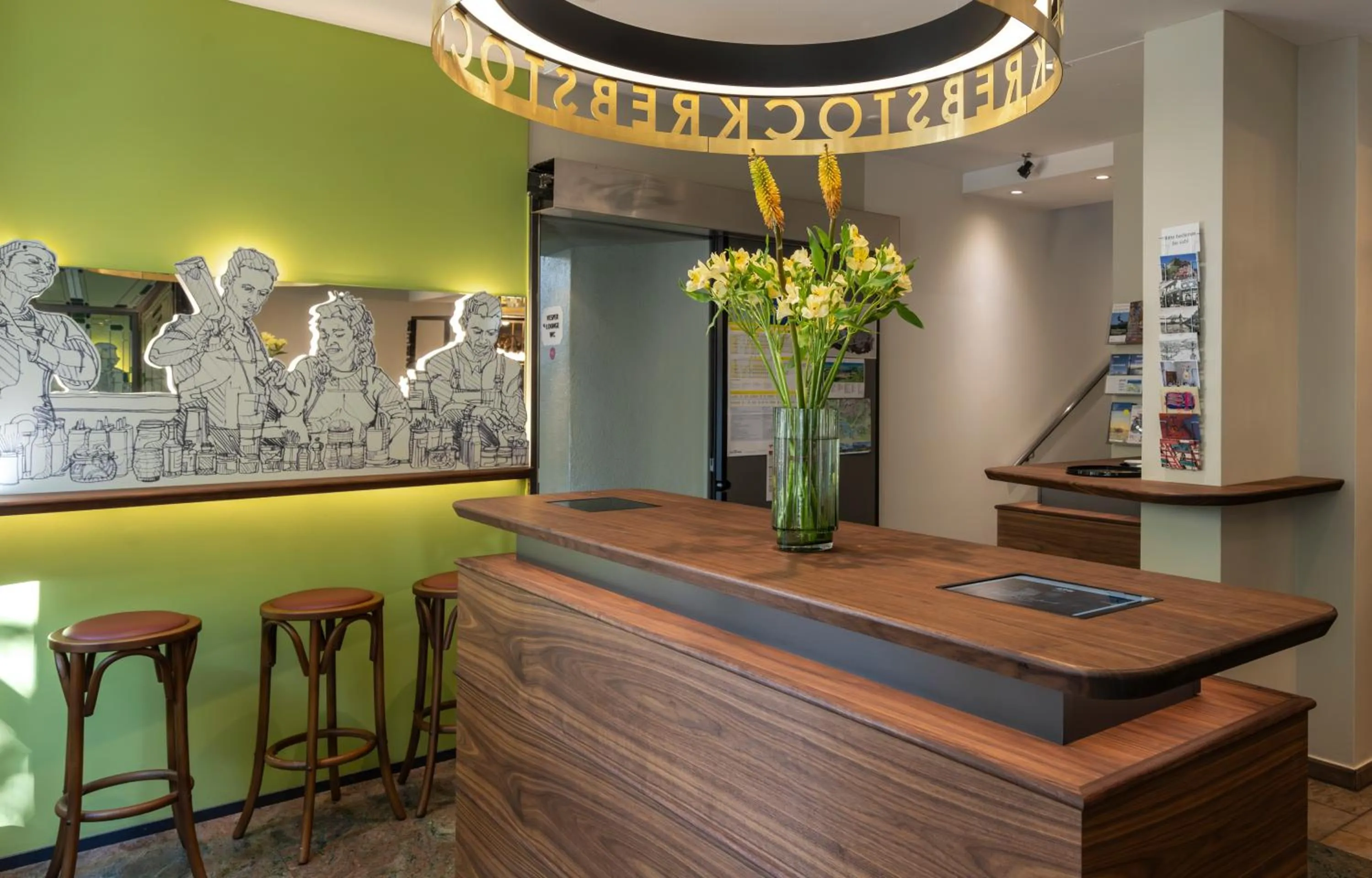 Lobby or reception in Hotel Rebstock