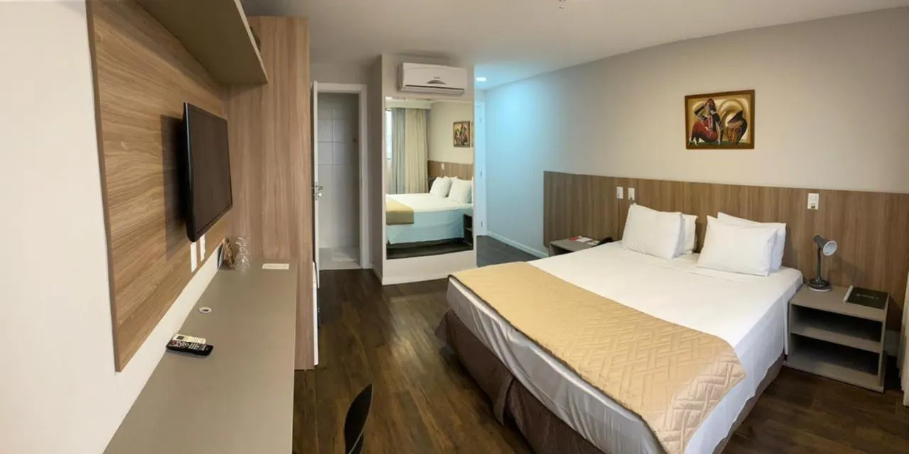 Bed in Hotel 7 Itajaí