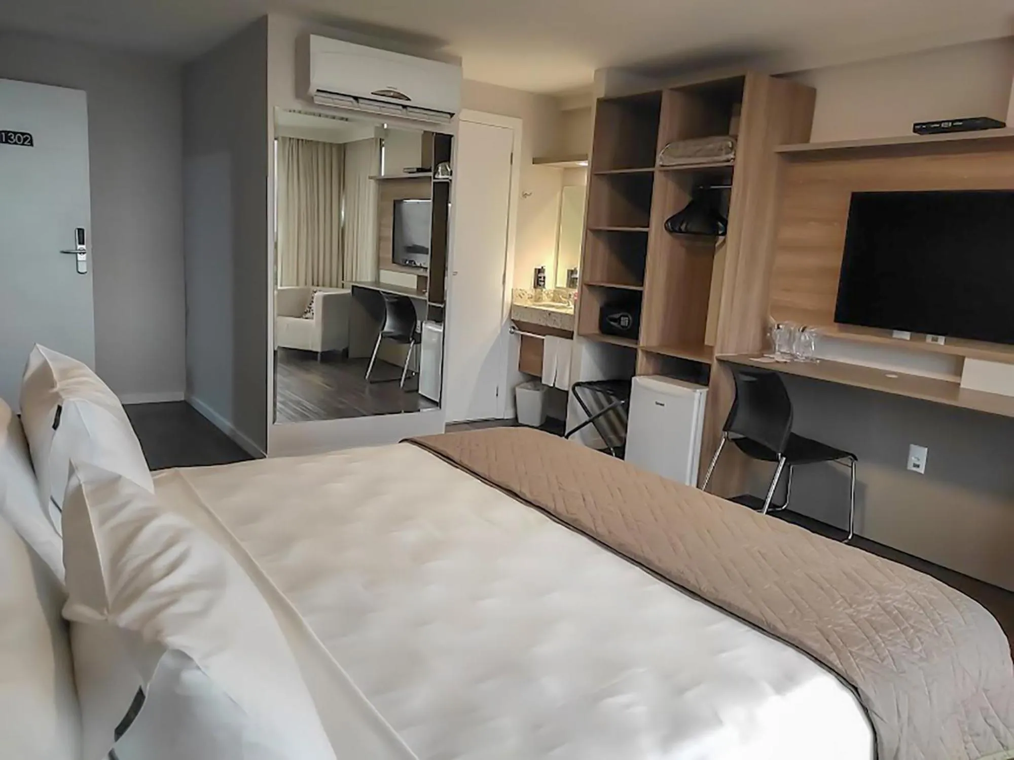 Bed in Hotel 7 Itajaí