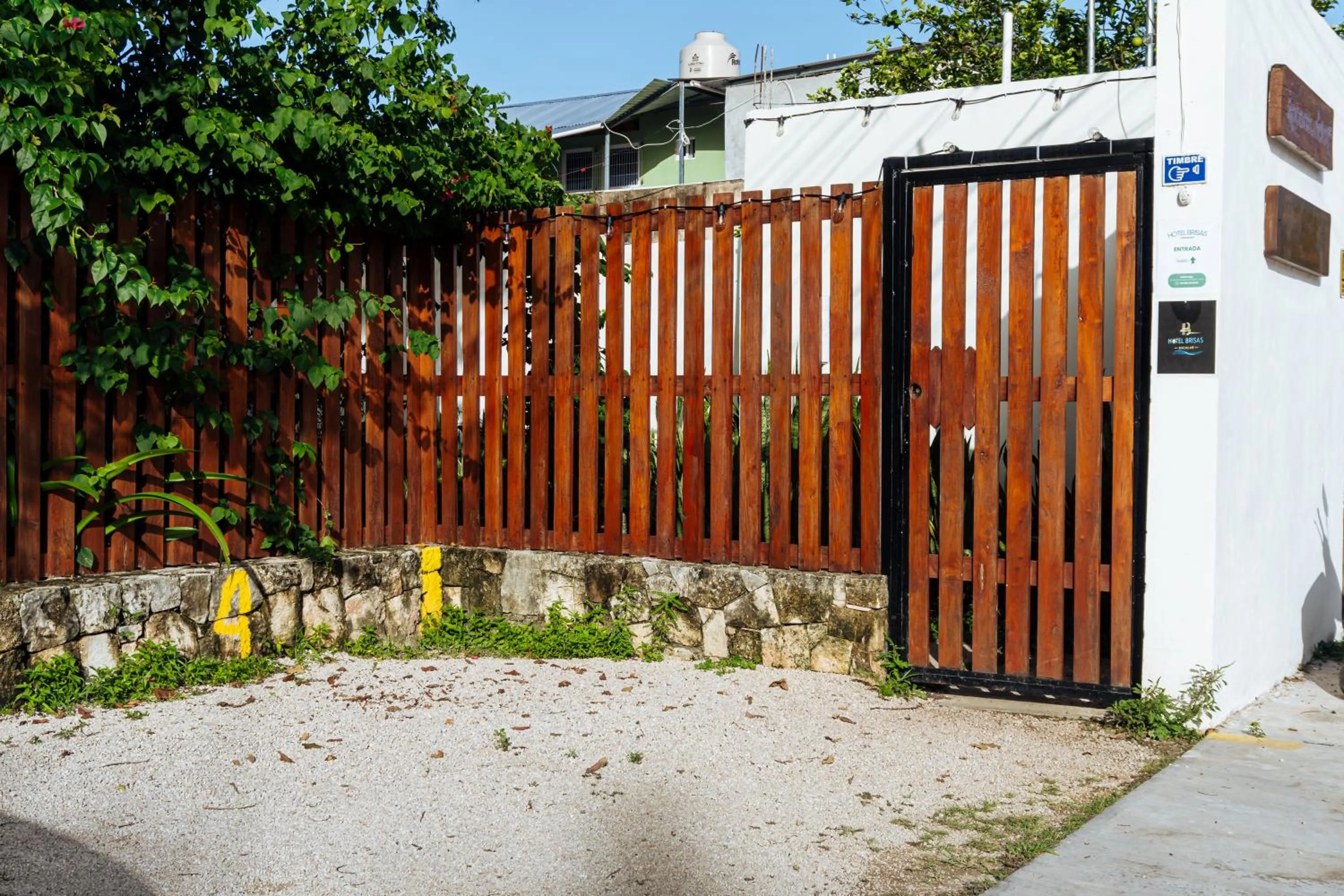 Facade/entrance in Hotel Brisas Bacalar