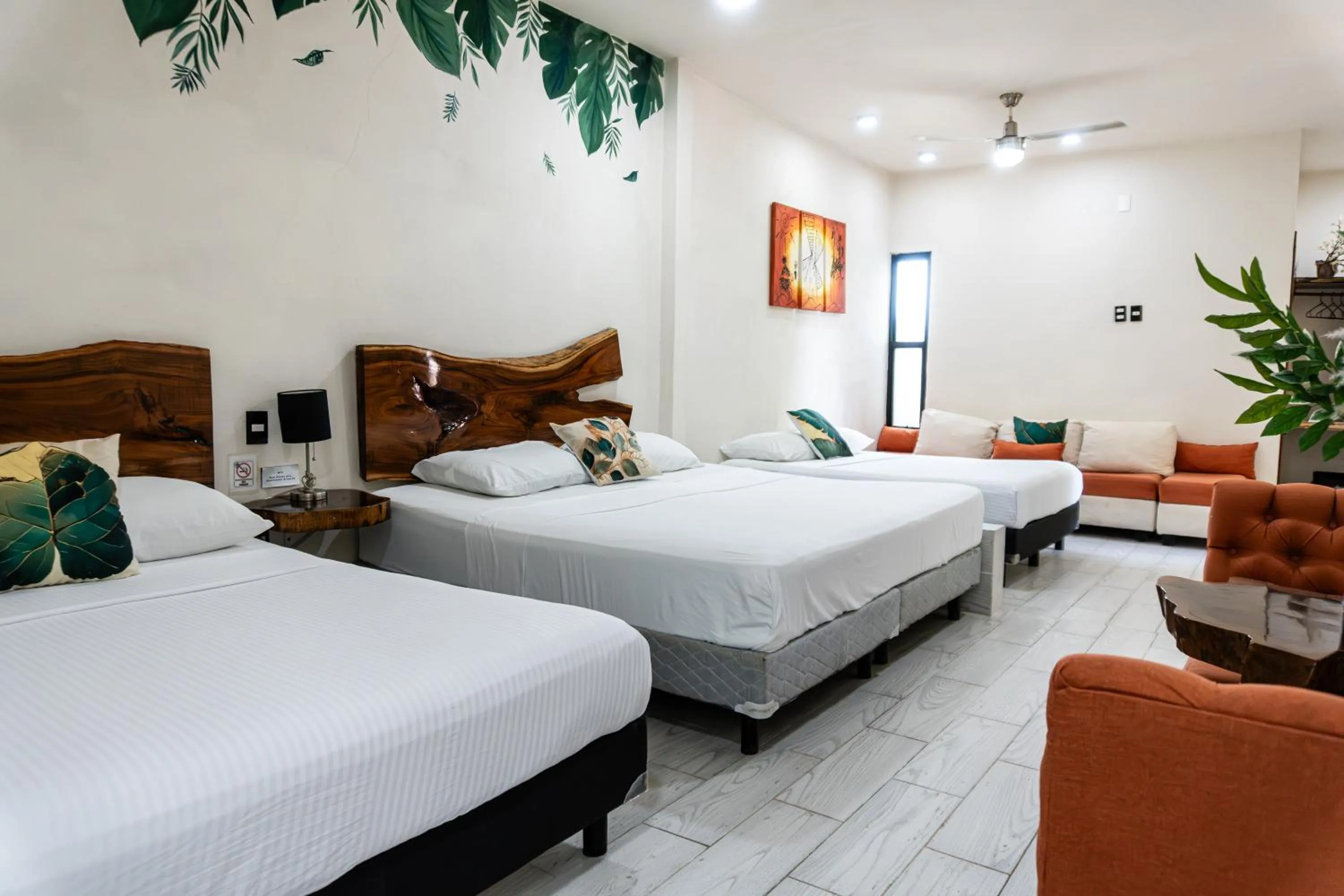 Photo of the whole room in Hotel Brisas Bacalar