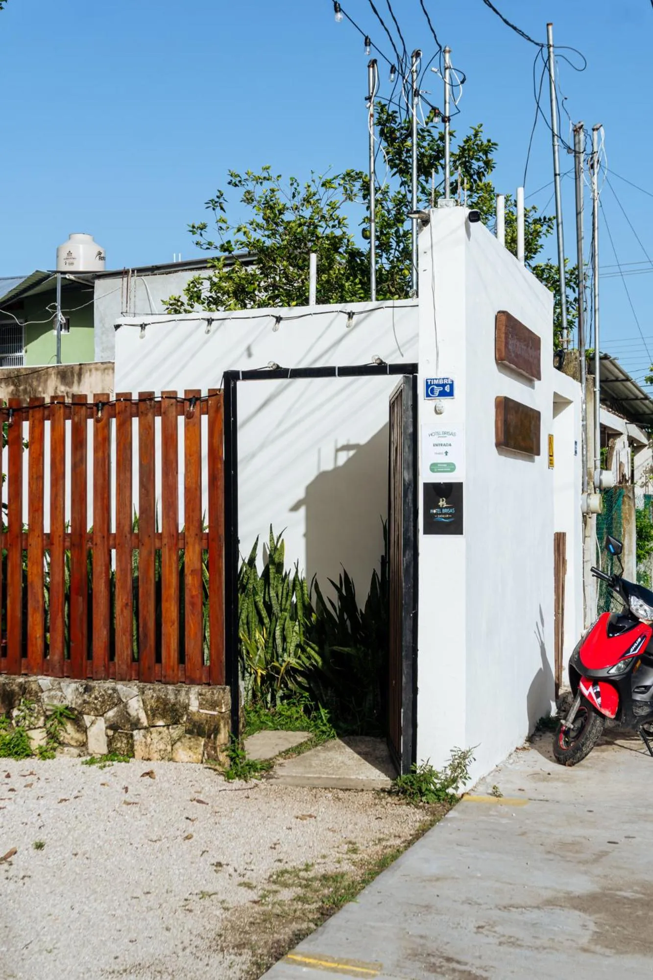 Property building in Hotel Brisas Bacalar