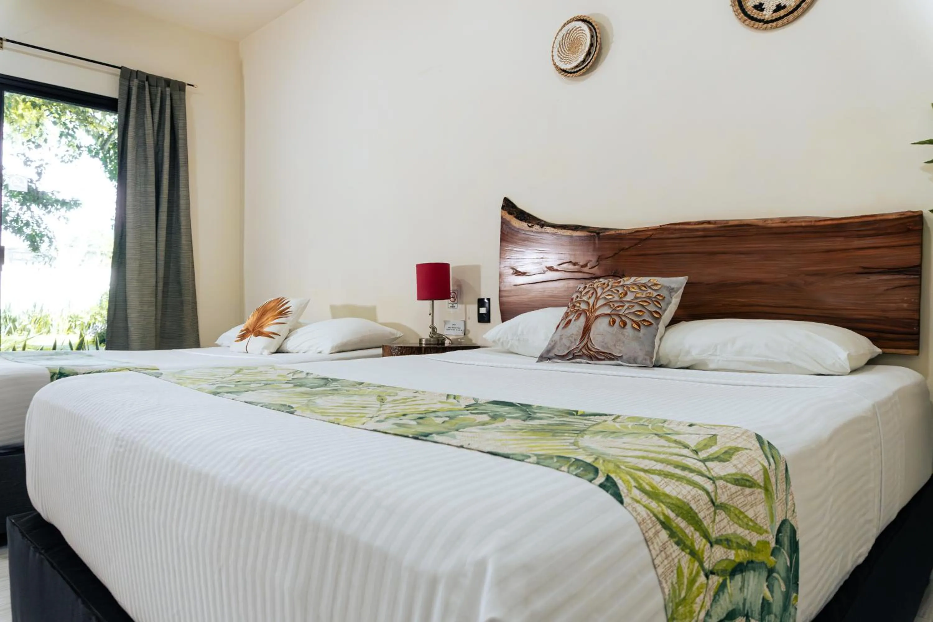 Bed in Hotel Brisas Bacalar