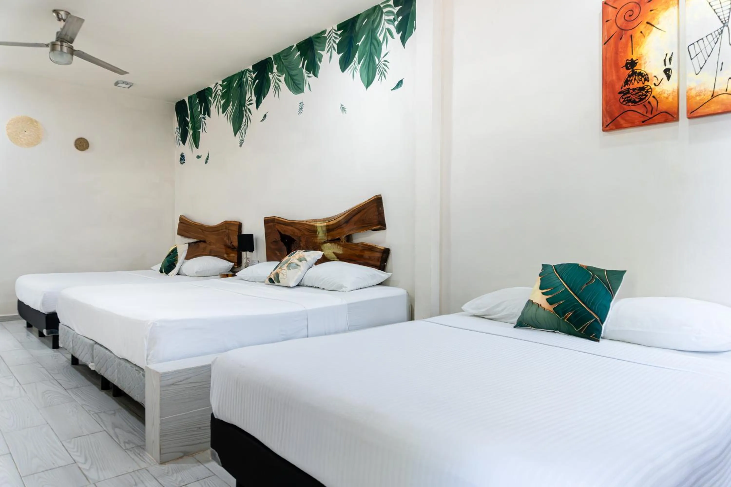 Photo of the whole room in Hotel Brisas Bacalar