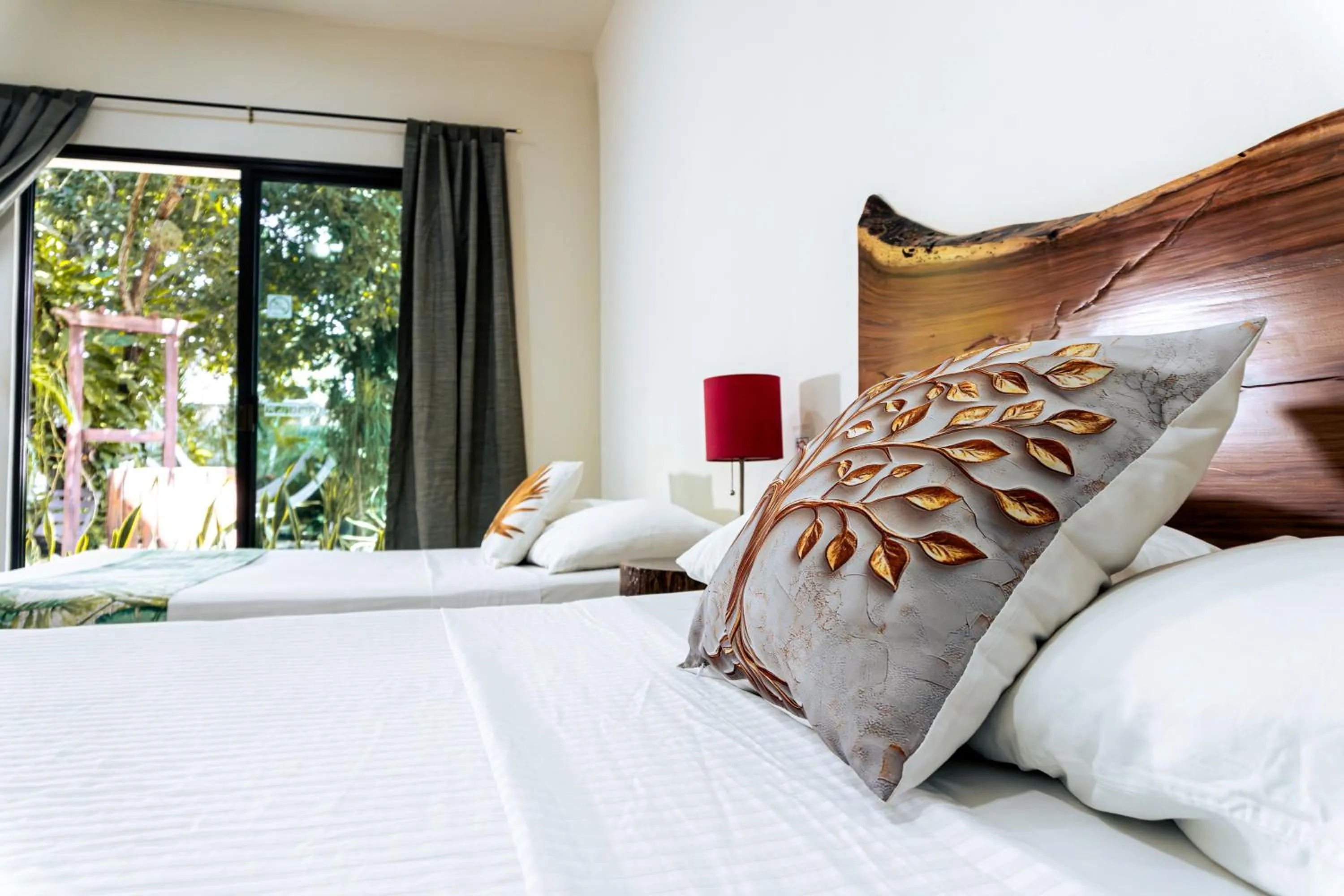 Bed in Hotel Brisas Bacalar