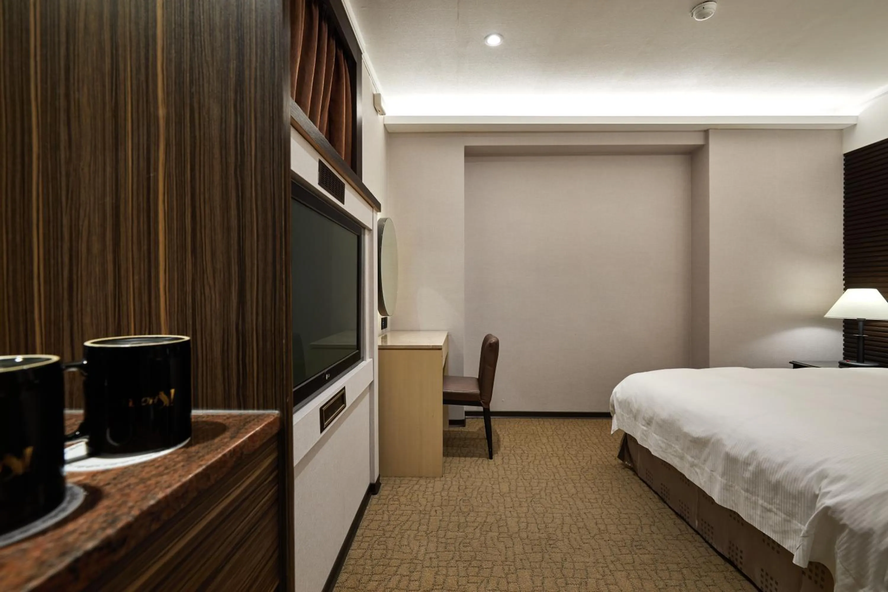 Bed in K Hotel Keelung