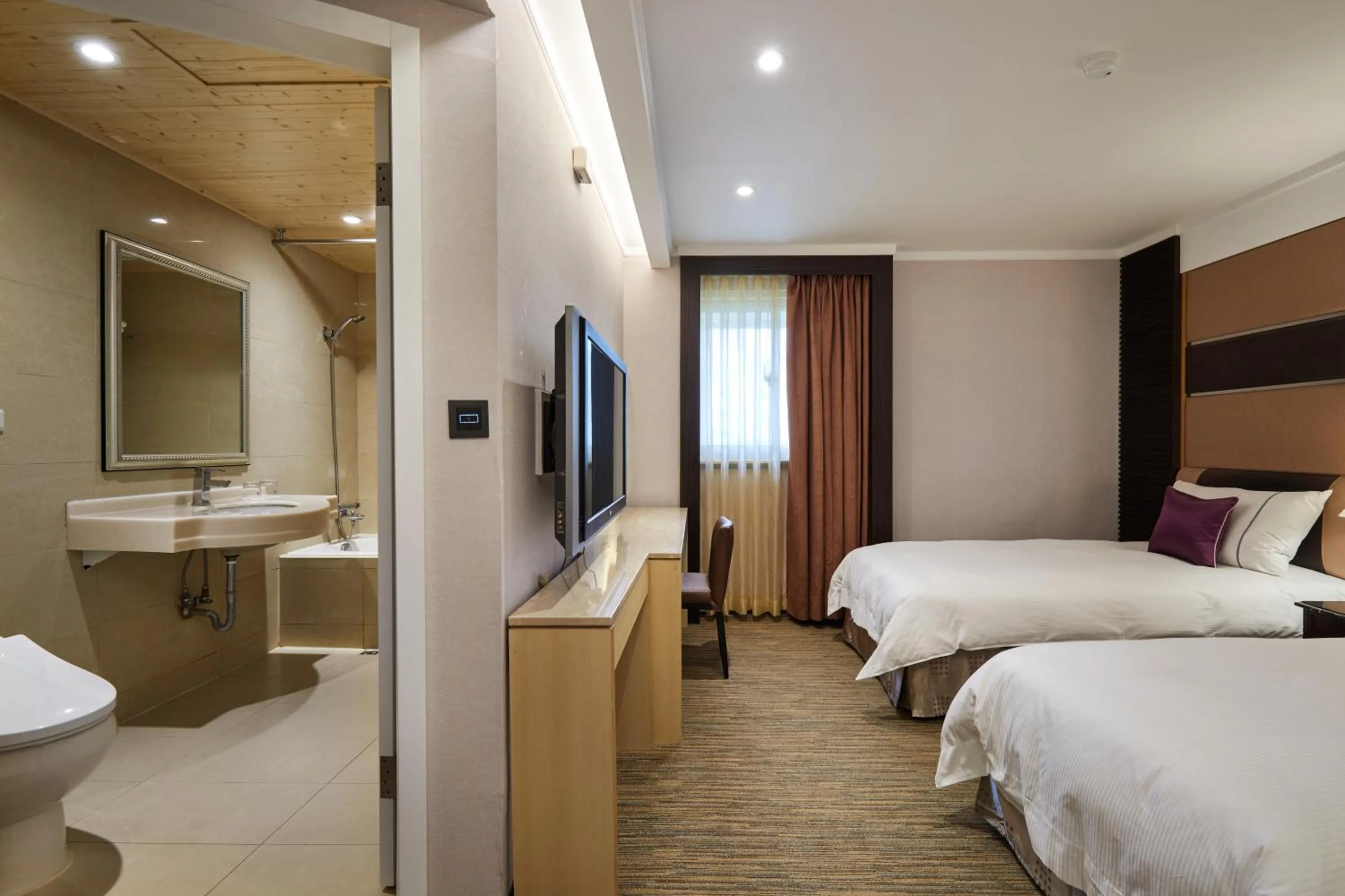 Bed in K Hotel Keelung