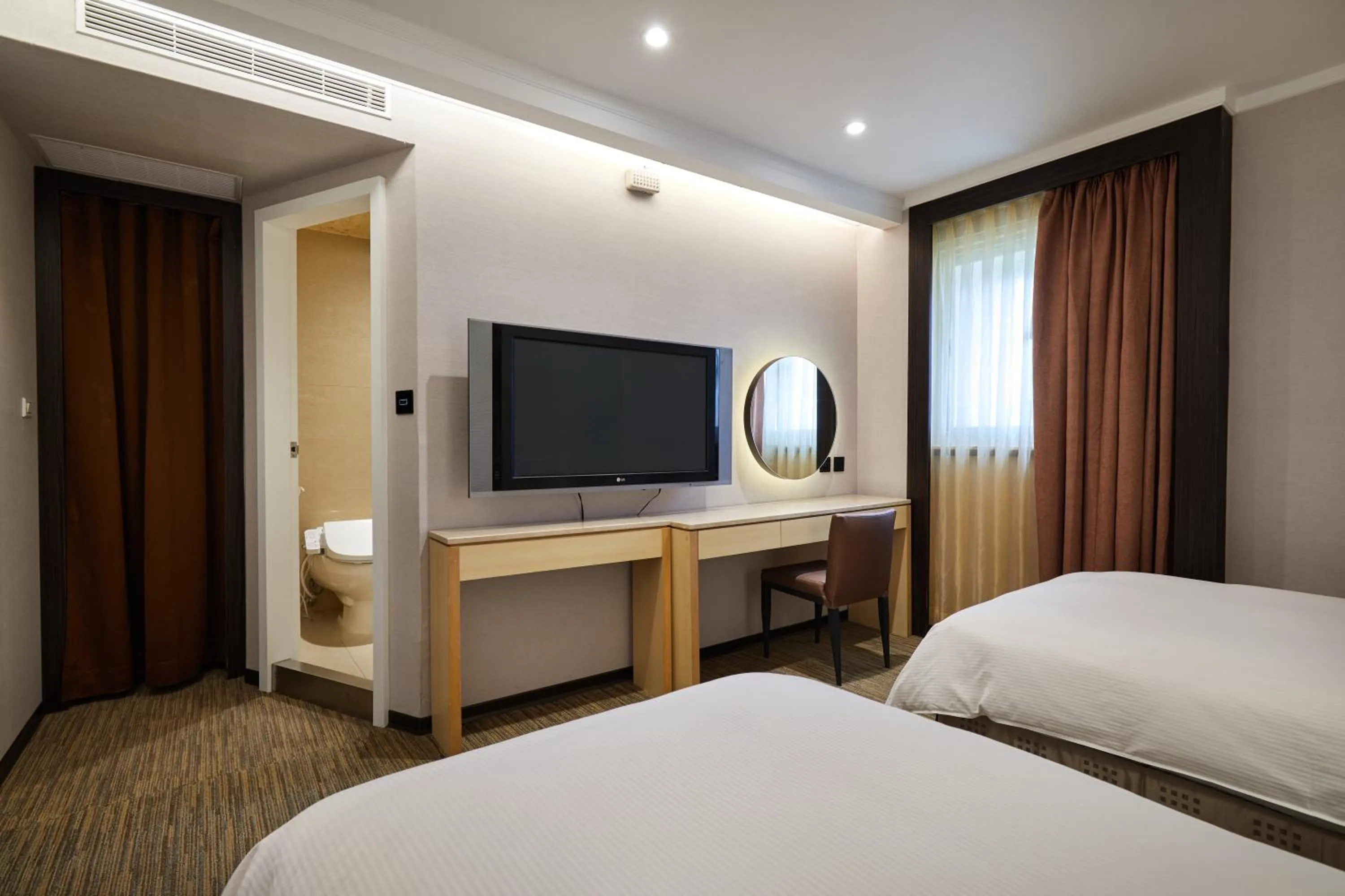 Bed in K Hotel Keelung