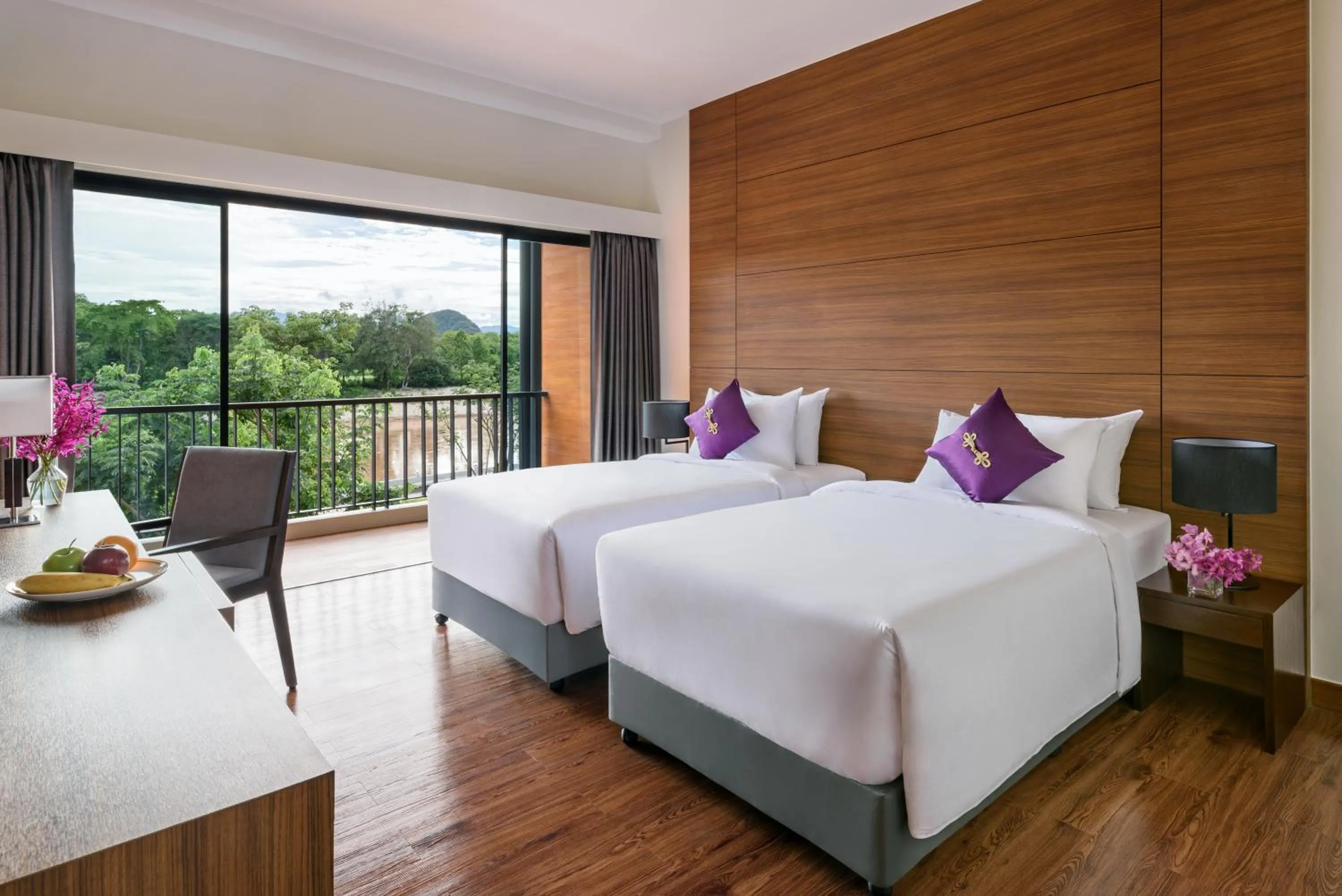 Bed in Chainarai Riverside - SHA Plus Certified