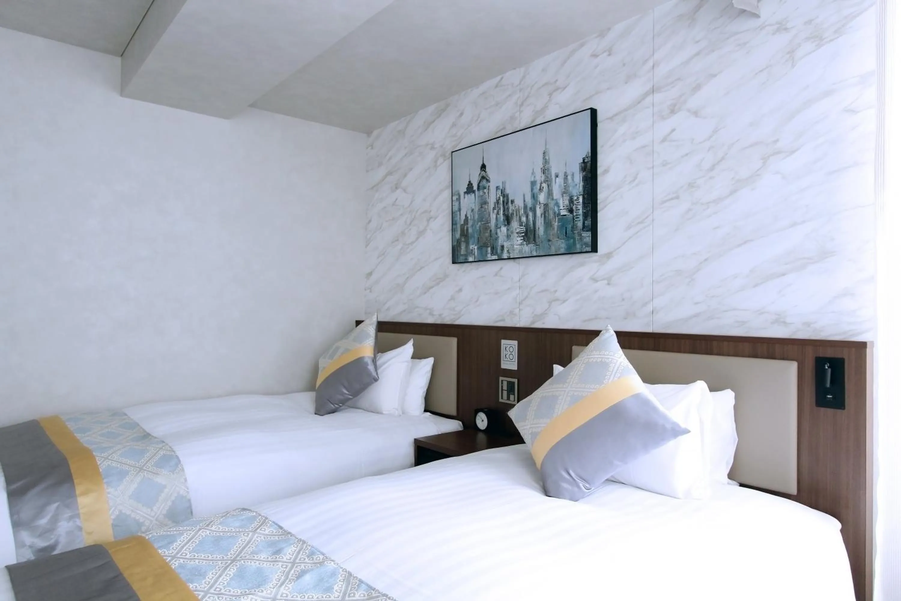 Photo of the whole room, Bed in KOKO HOTEL Ginza-1chome