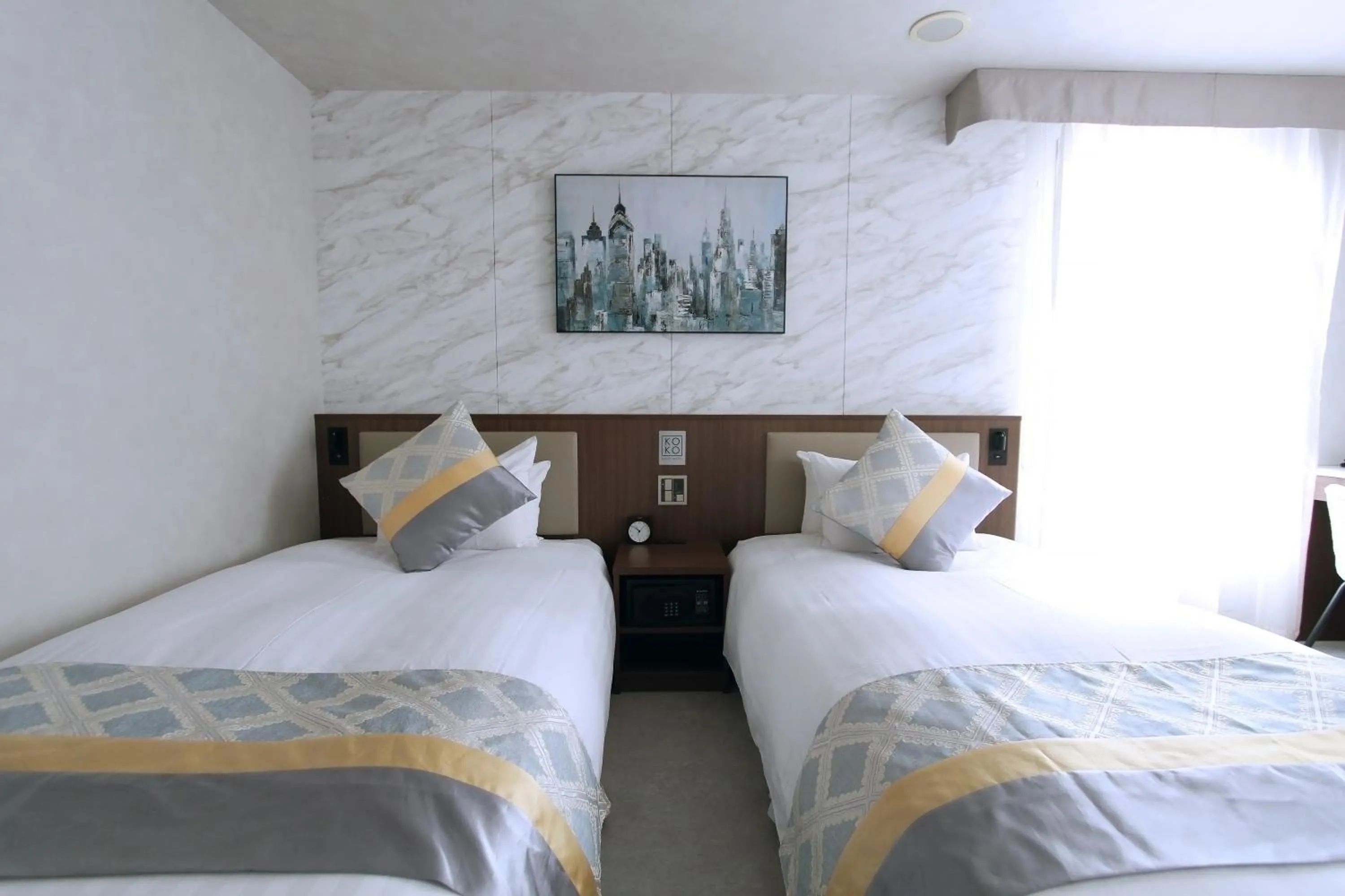 Photo of the whole room, Bed in KOKO HOTEL Ginza-1chome