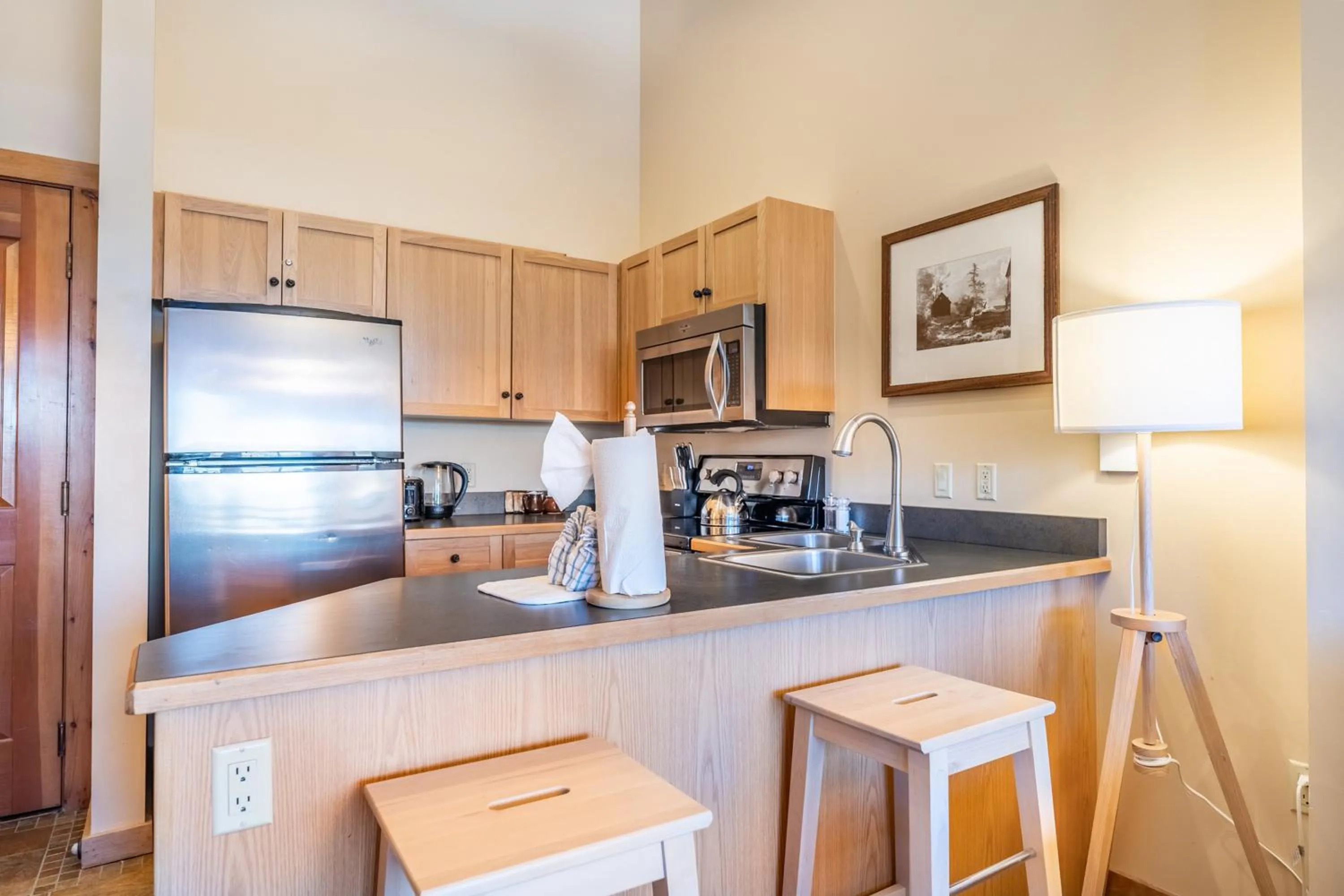 Kitchen or kitchenette in Buffalo Lodge by Summit County Mountain Retreats