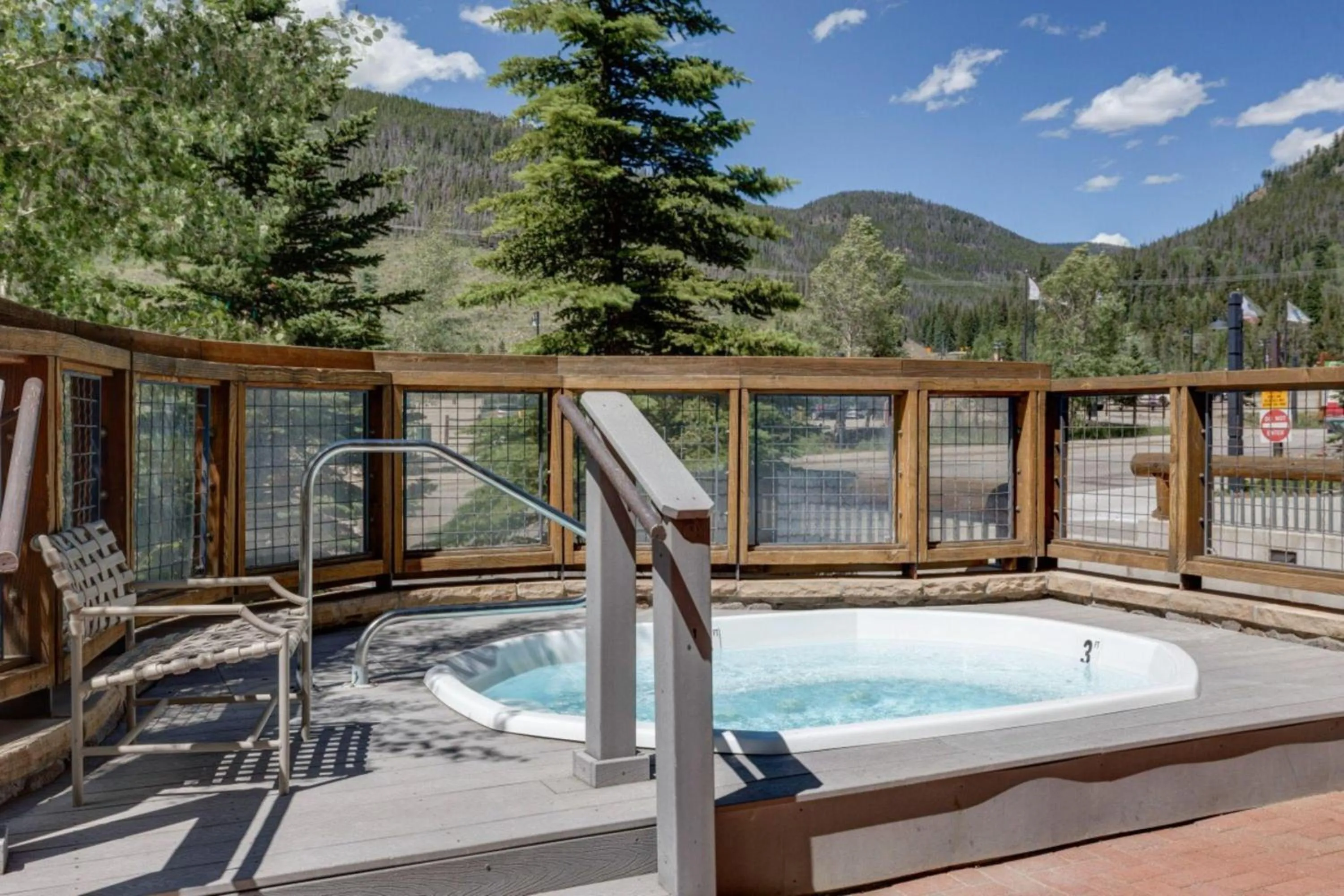 Hot Tub in Buffalo Lodge by Summit County Mountain Retreats