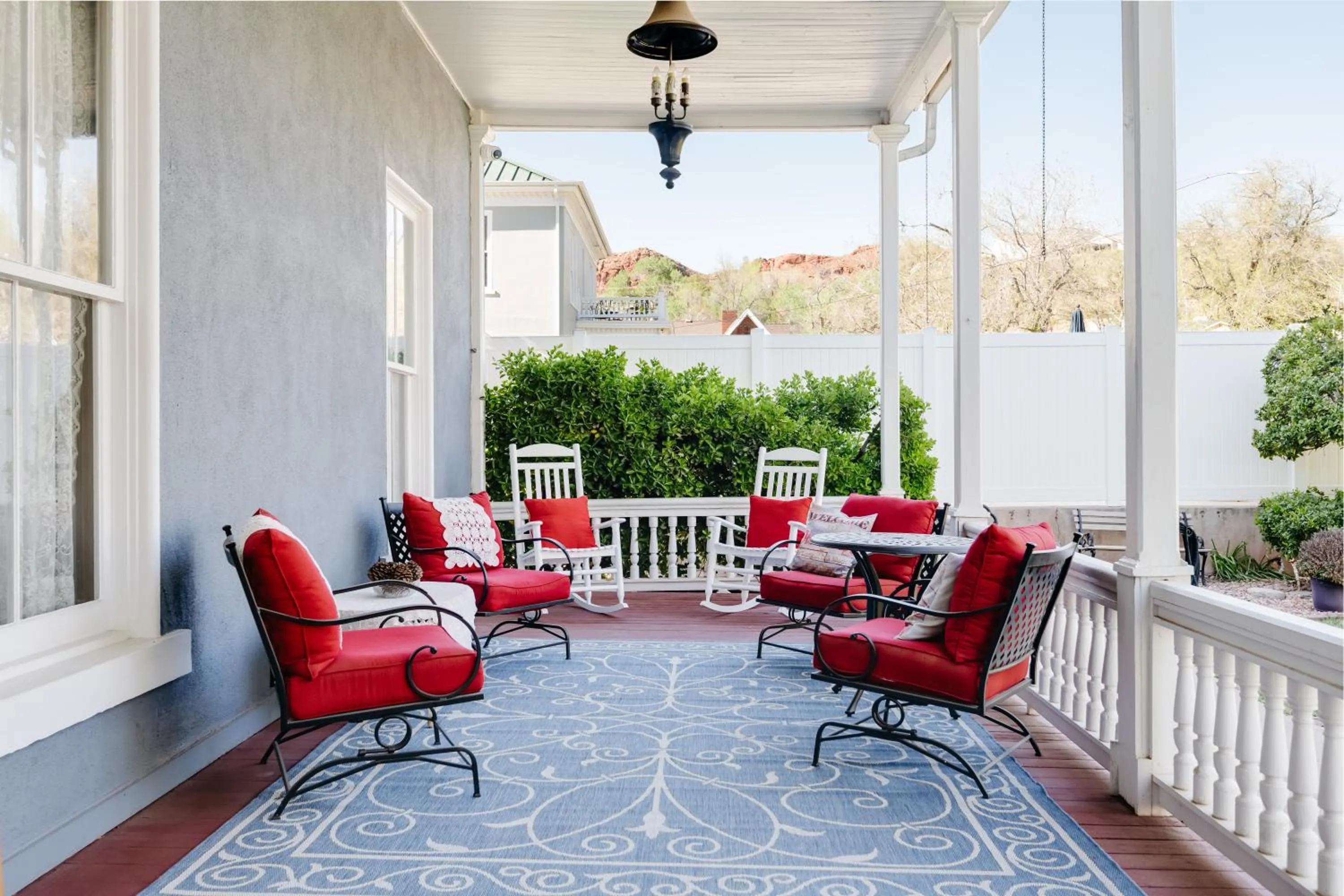 Patio in The Mulberry Inn -An Historic Bed and Breakfast