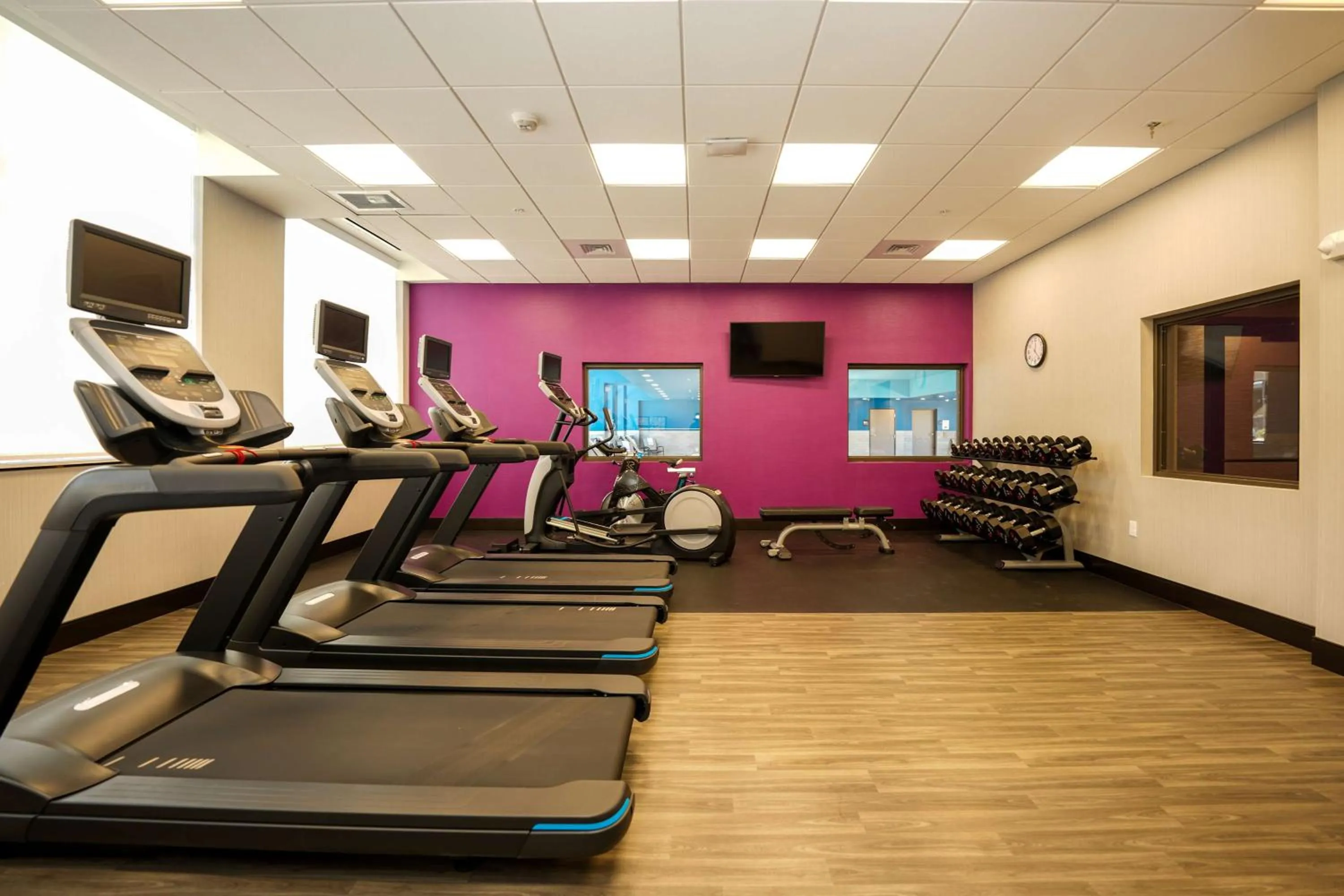 Fitness centre/facilities in Hampton Inn & Suites Aurora South, Co