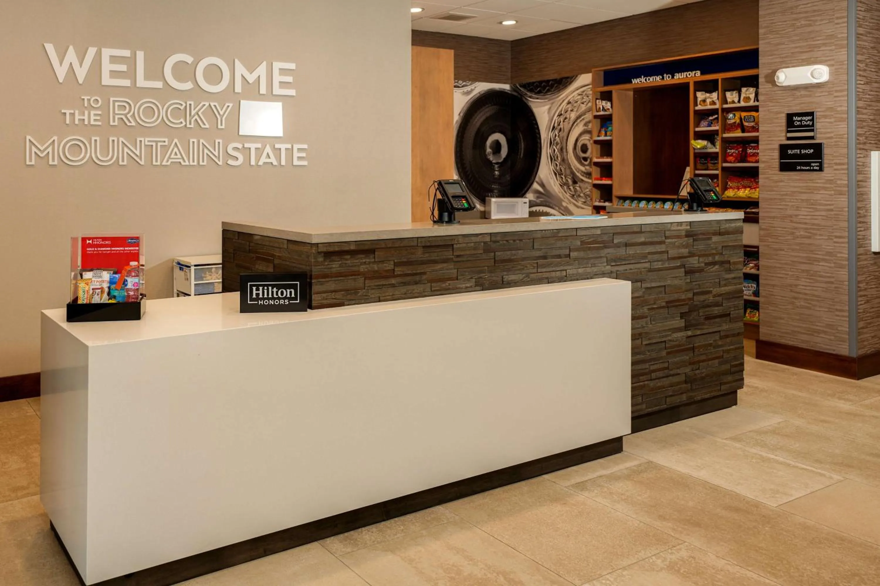 Lobby or reception in Hampton Inn & Suites Aurora South, Co