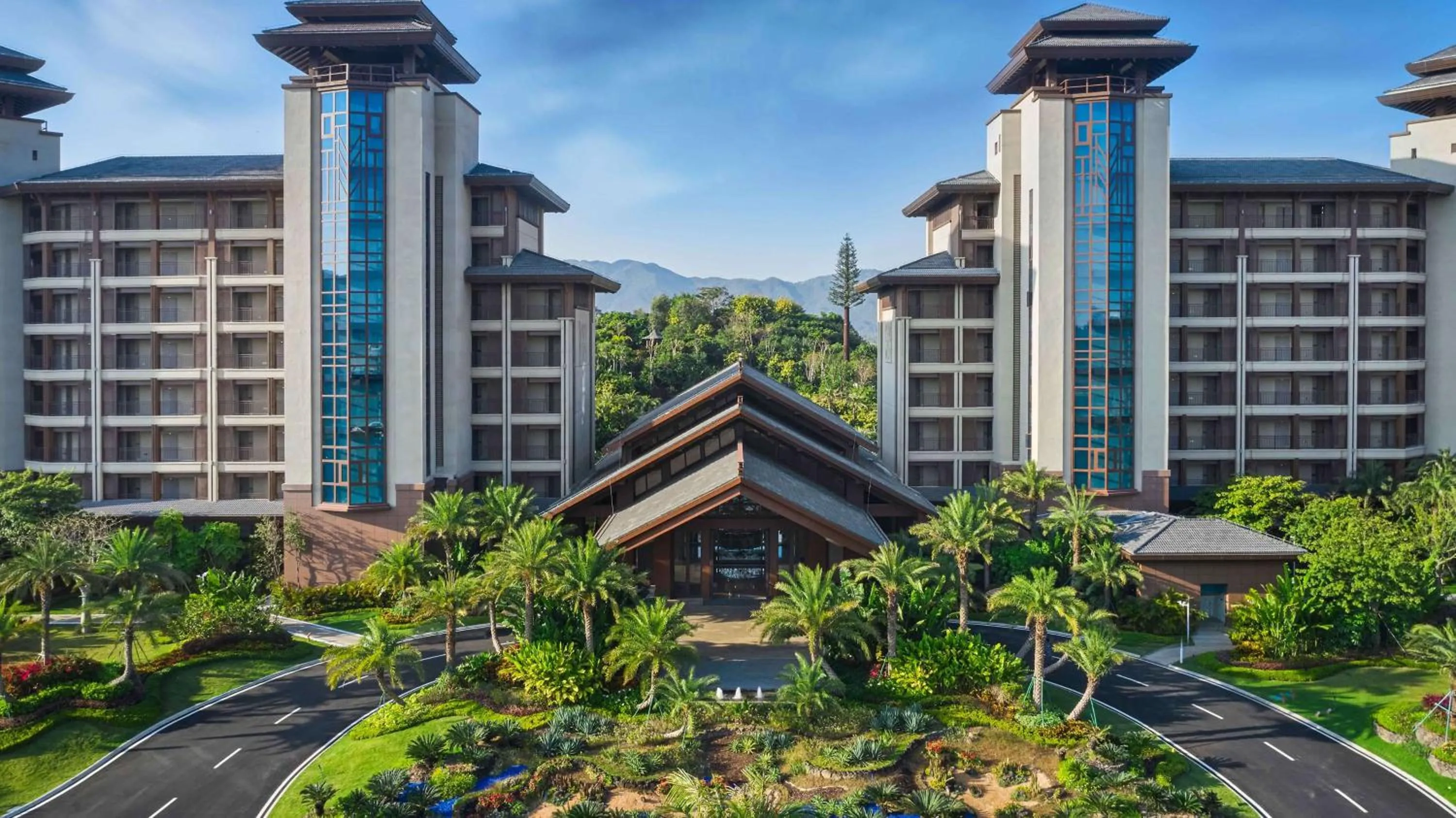 Property building in Doubletree By Hilton Lingshui Hot Spring