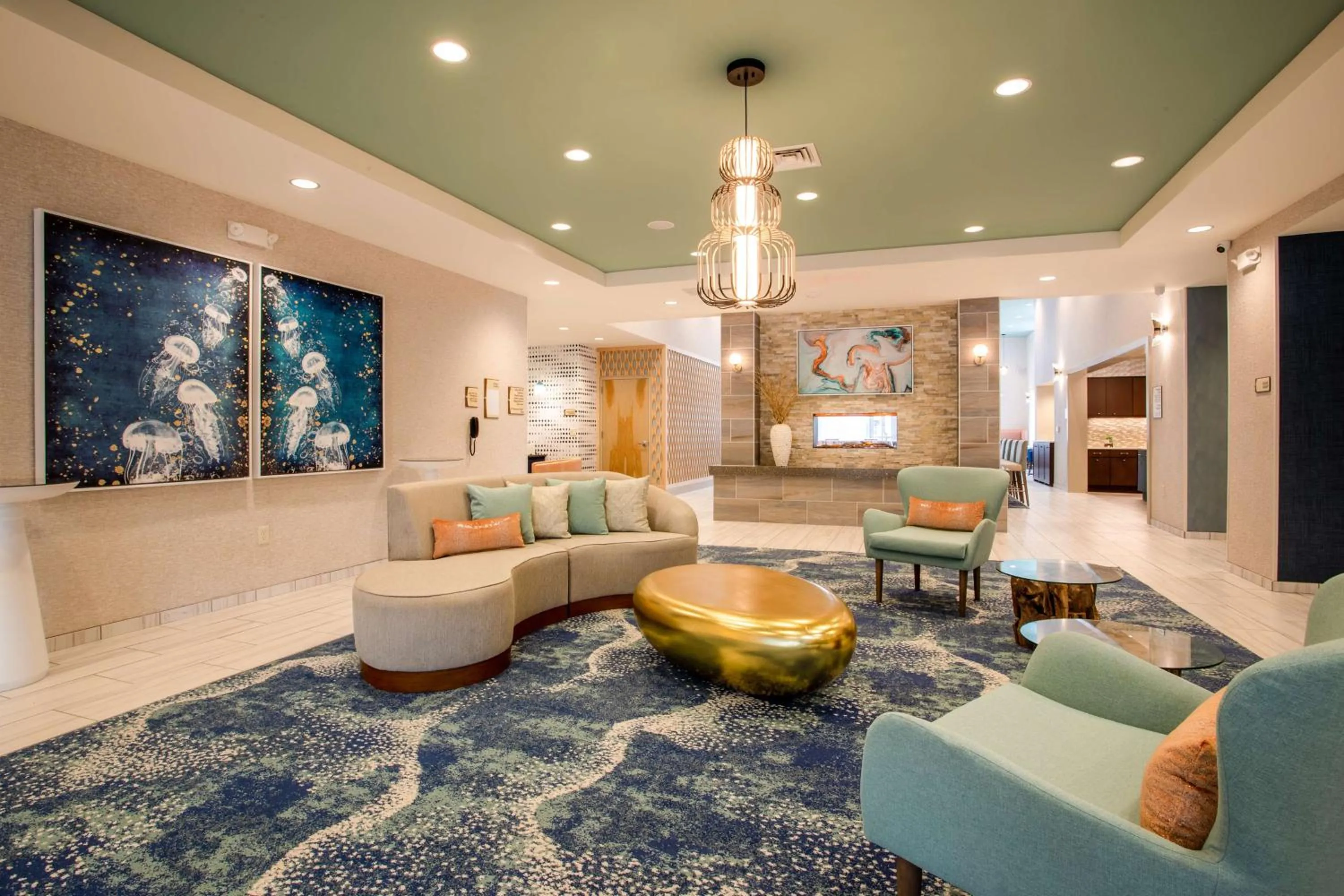 Lobby or reception in Homewood Suites By Hilton Myrtle Beach Coastal Grand Mall