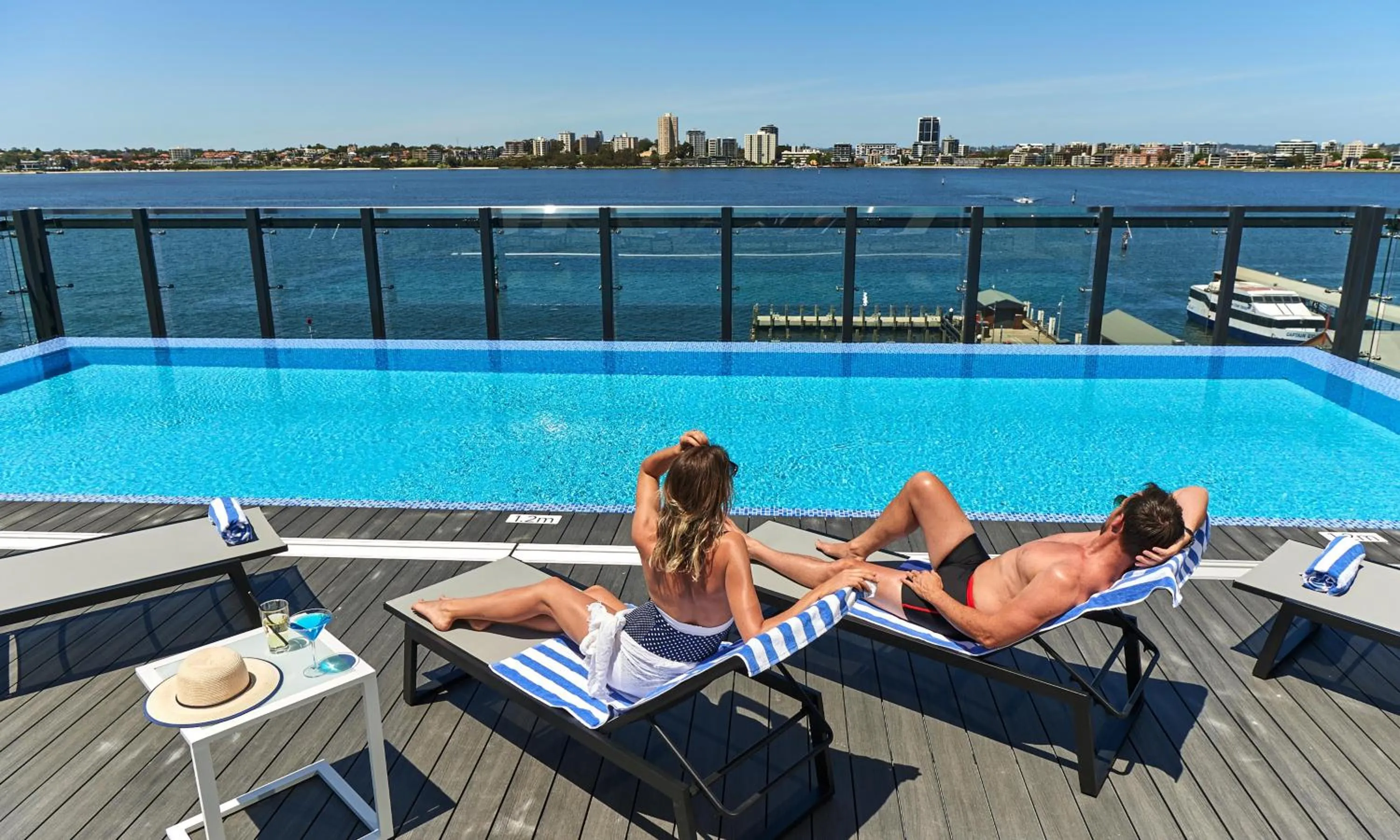 Pool view in Doubletree By Hilton Perth Waterfront