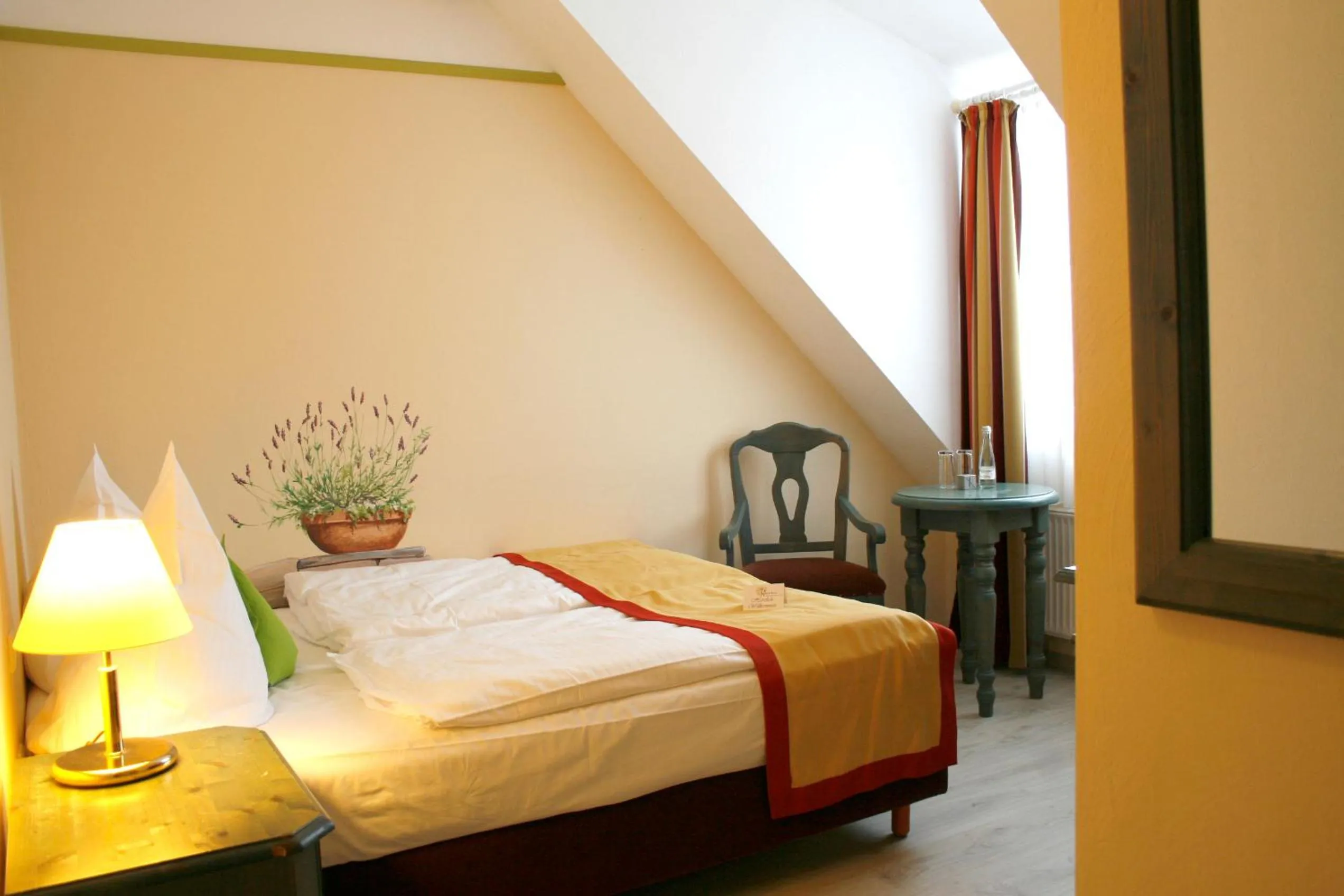 Bed in Hotel Speeter