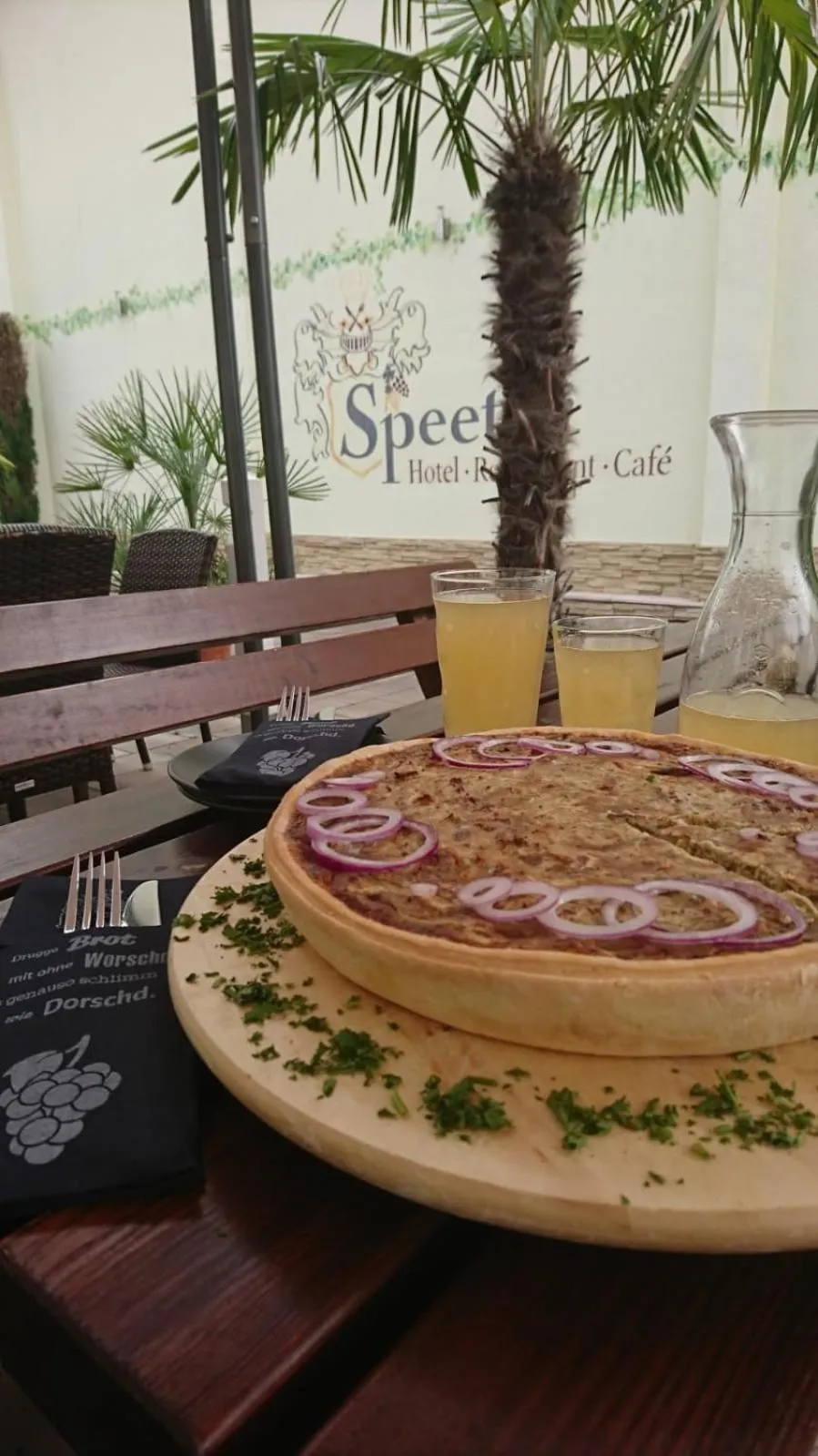 Food and drinks in Hotel Speeter