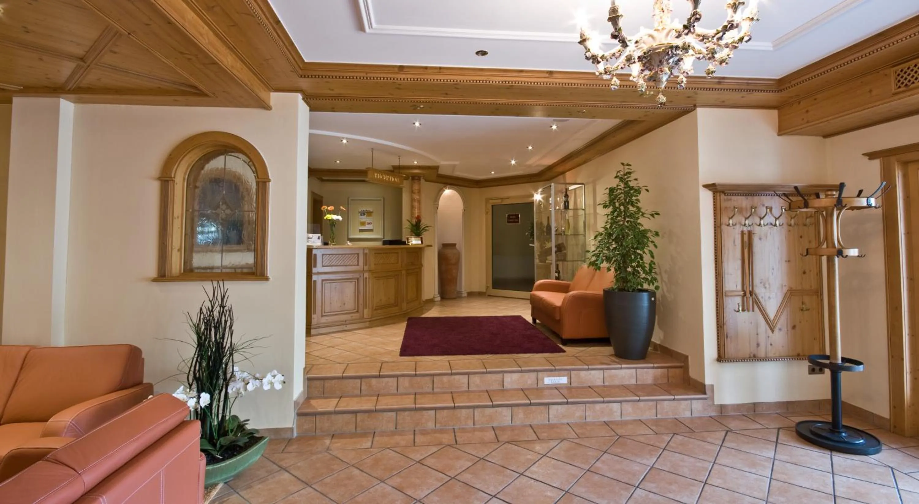 Lobby or reception in Hotel Speeter