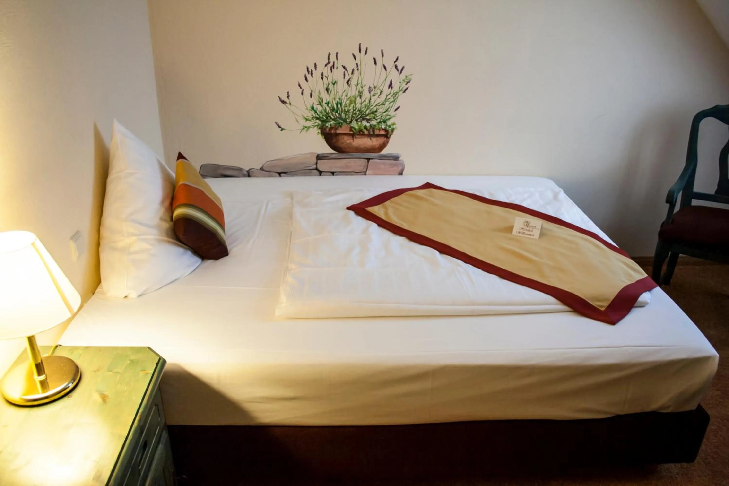 Bed in Hotel Speeter