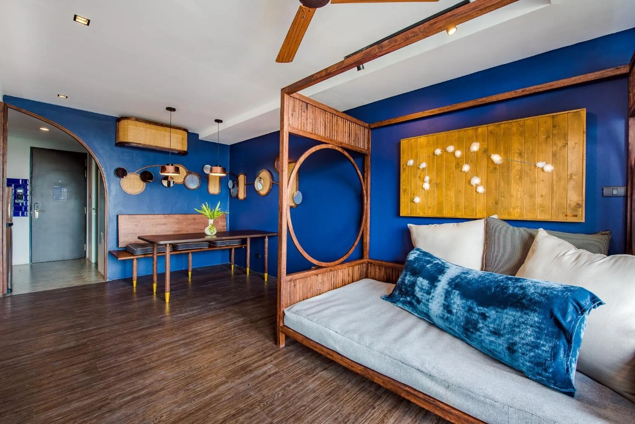 Living room, Bed in Seamira House Huahin