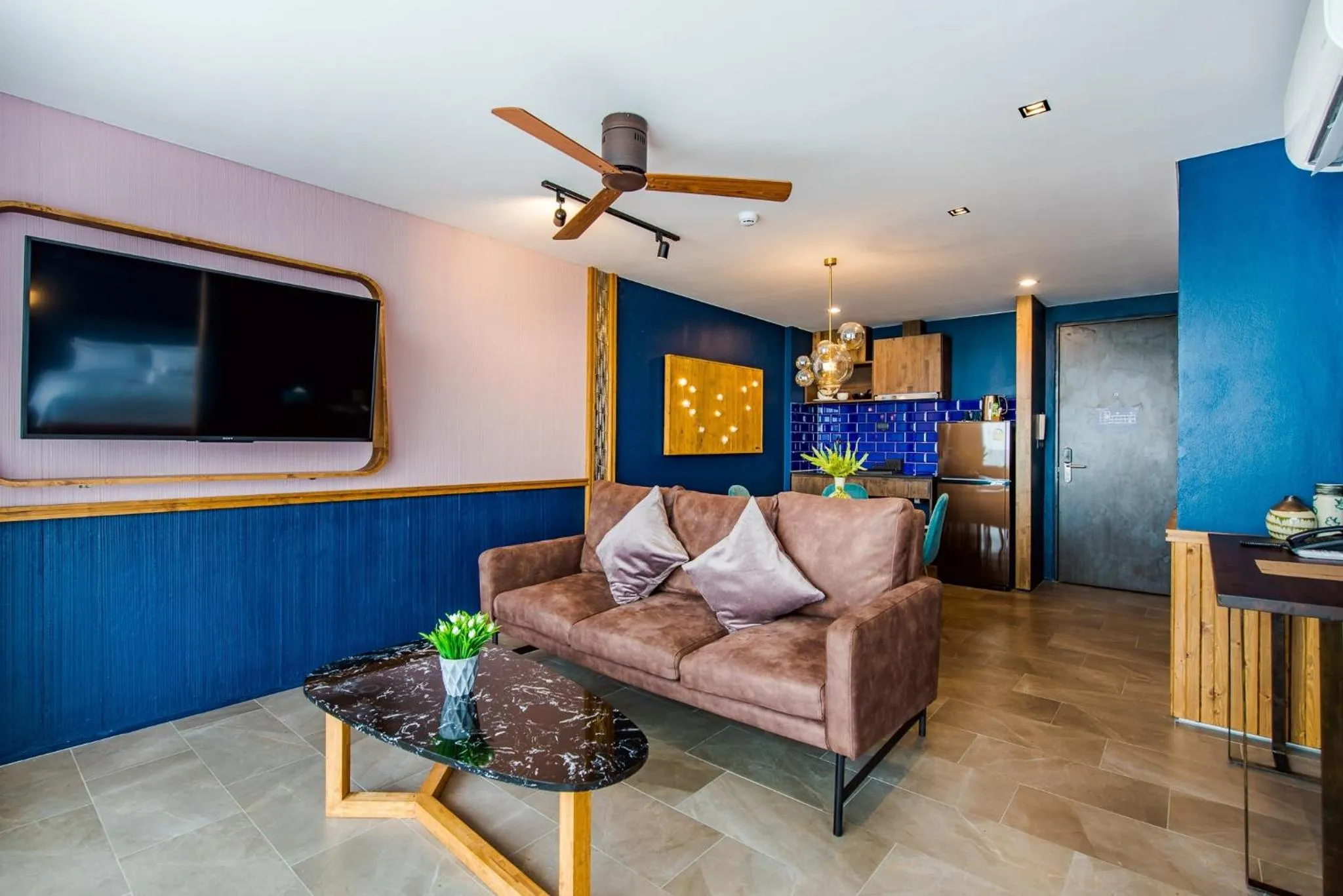 Living room in Seamira House Huahin