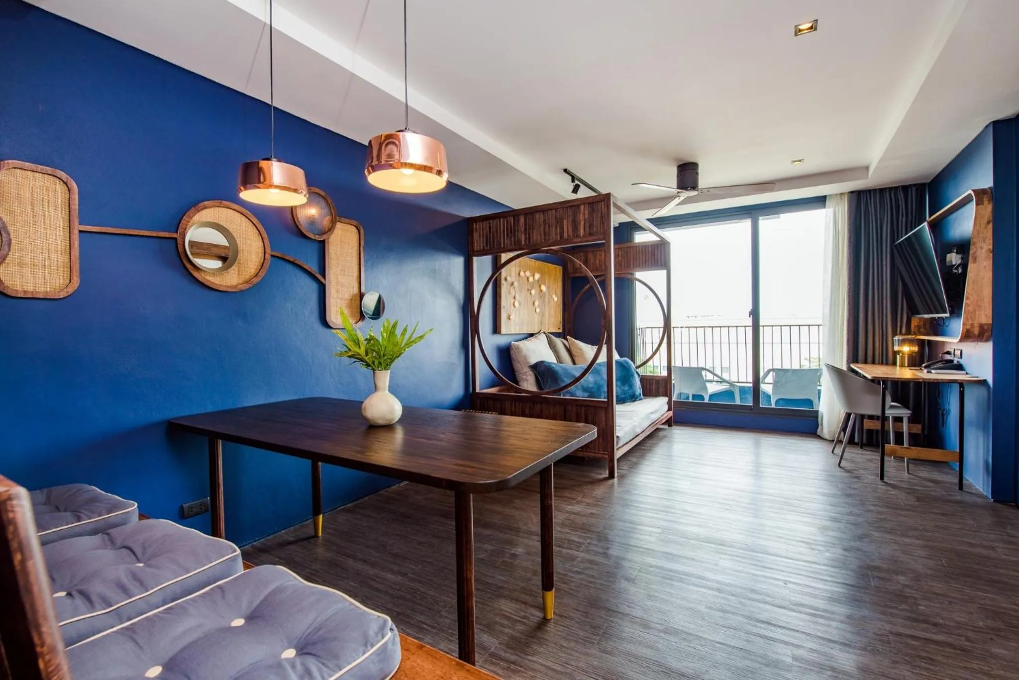 Living room in Seamira House Huahin