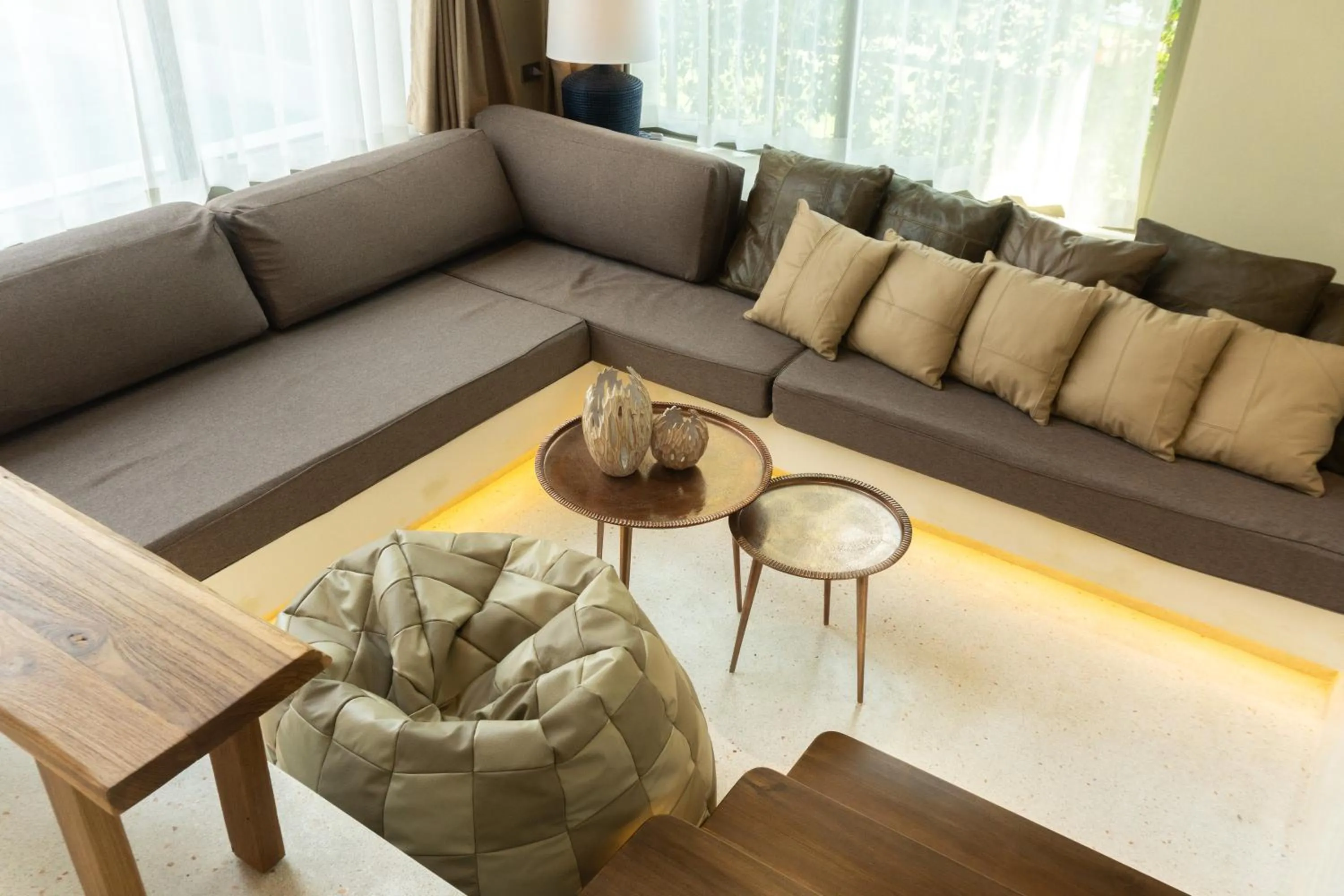 Living room in Seamira House Huahin