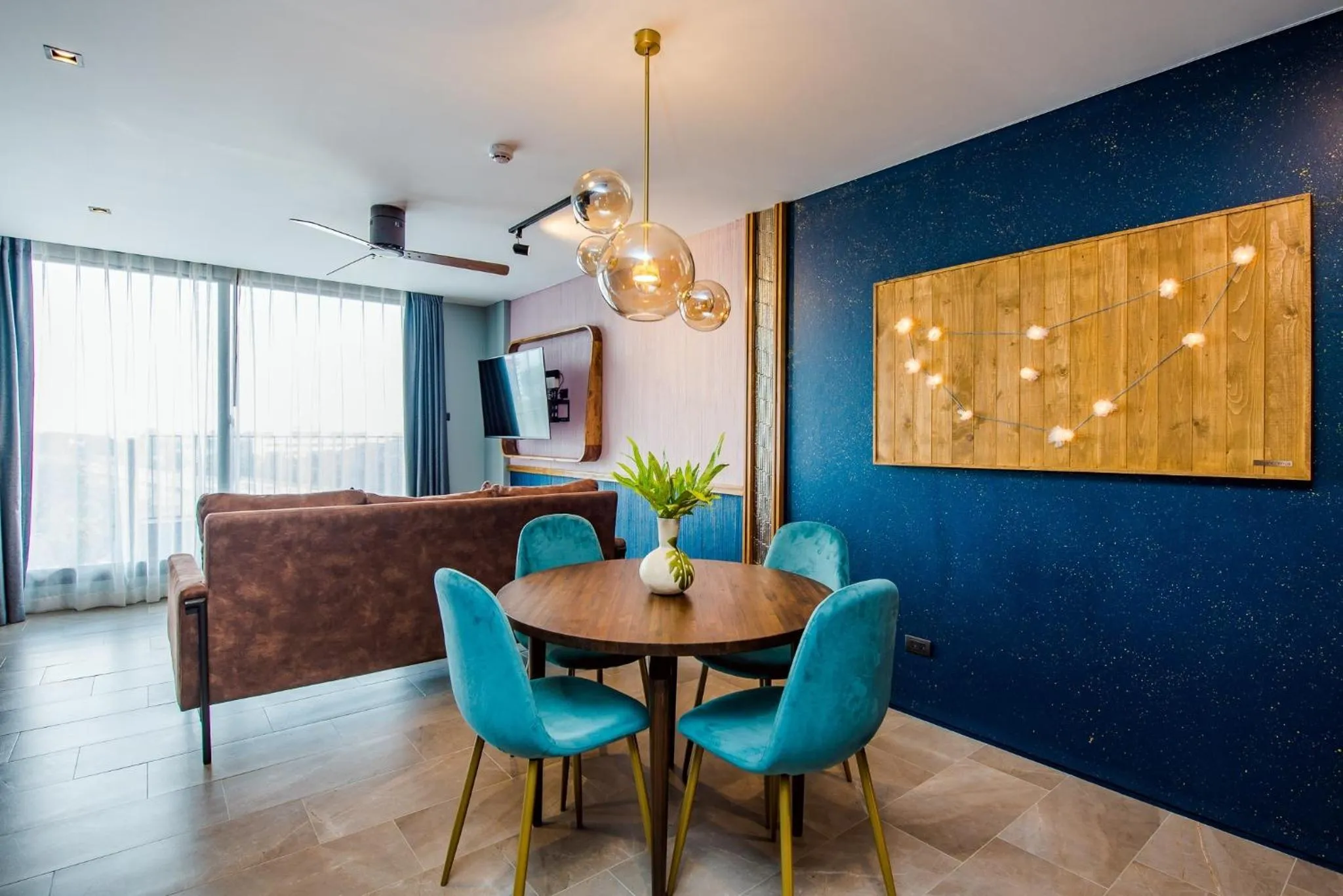 Living room in Seamira House Huahin