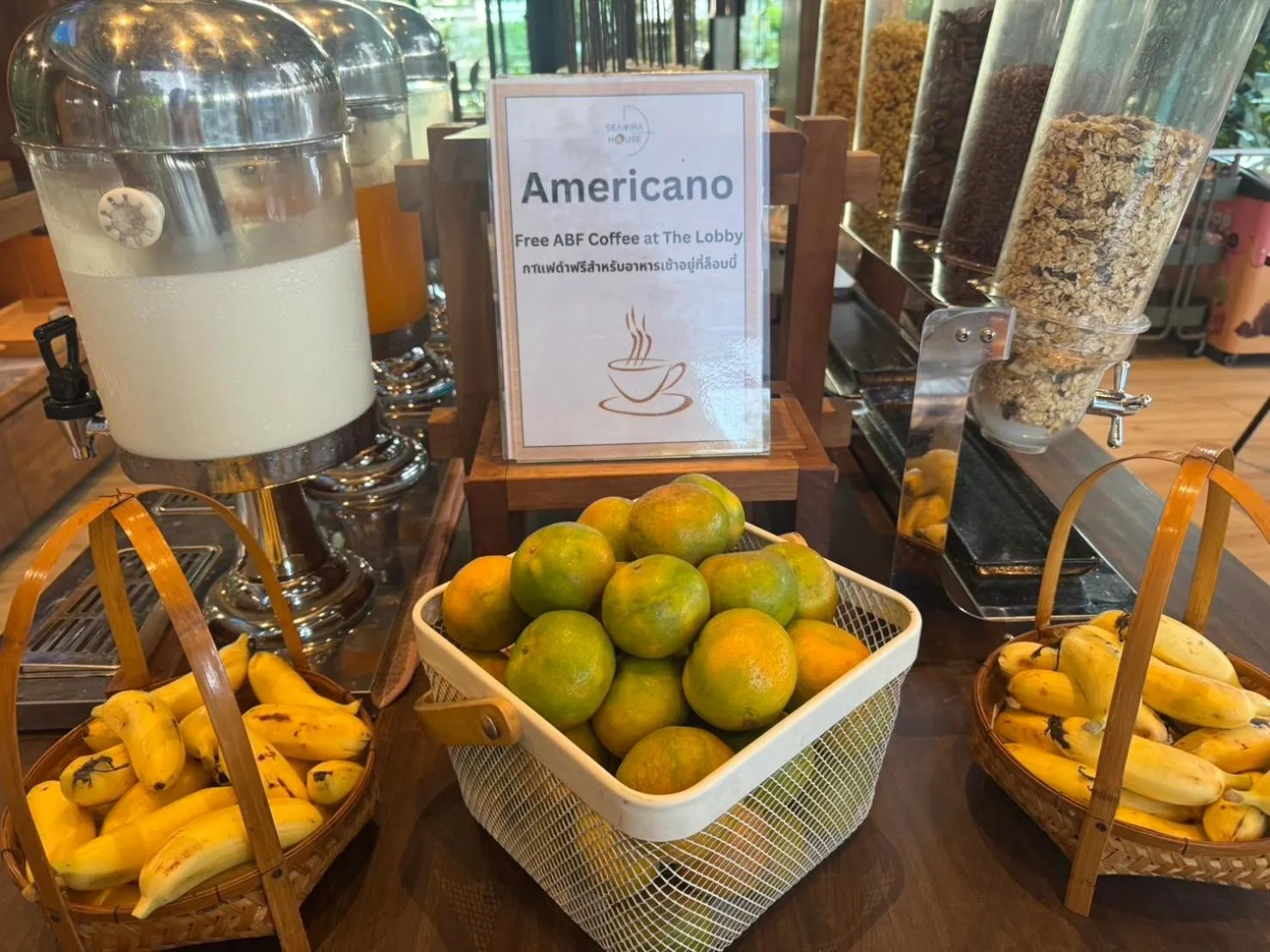 Breakfast in Seamira House Huahin