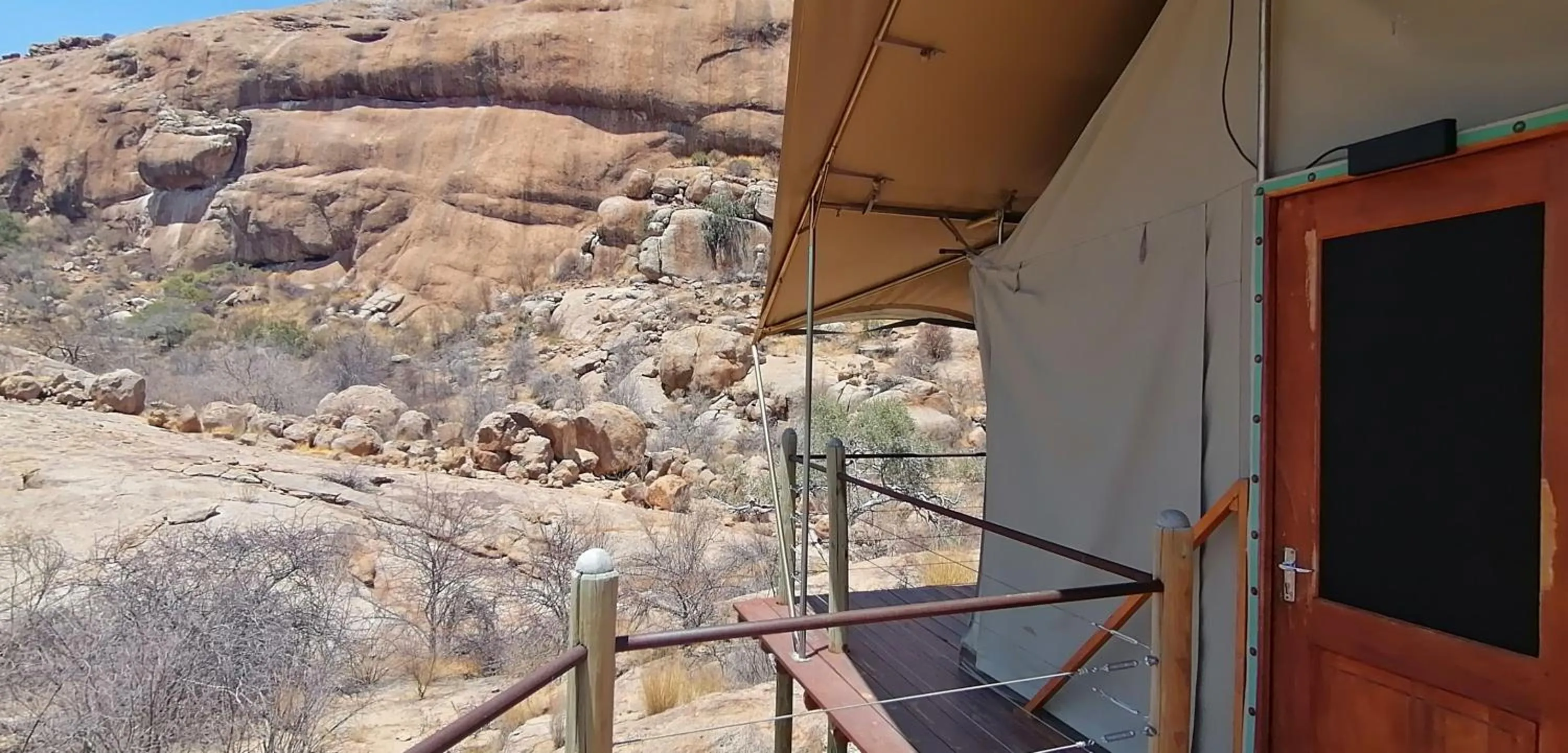 Mountain view in Ondudu Safari Lodge