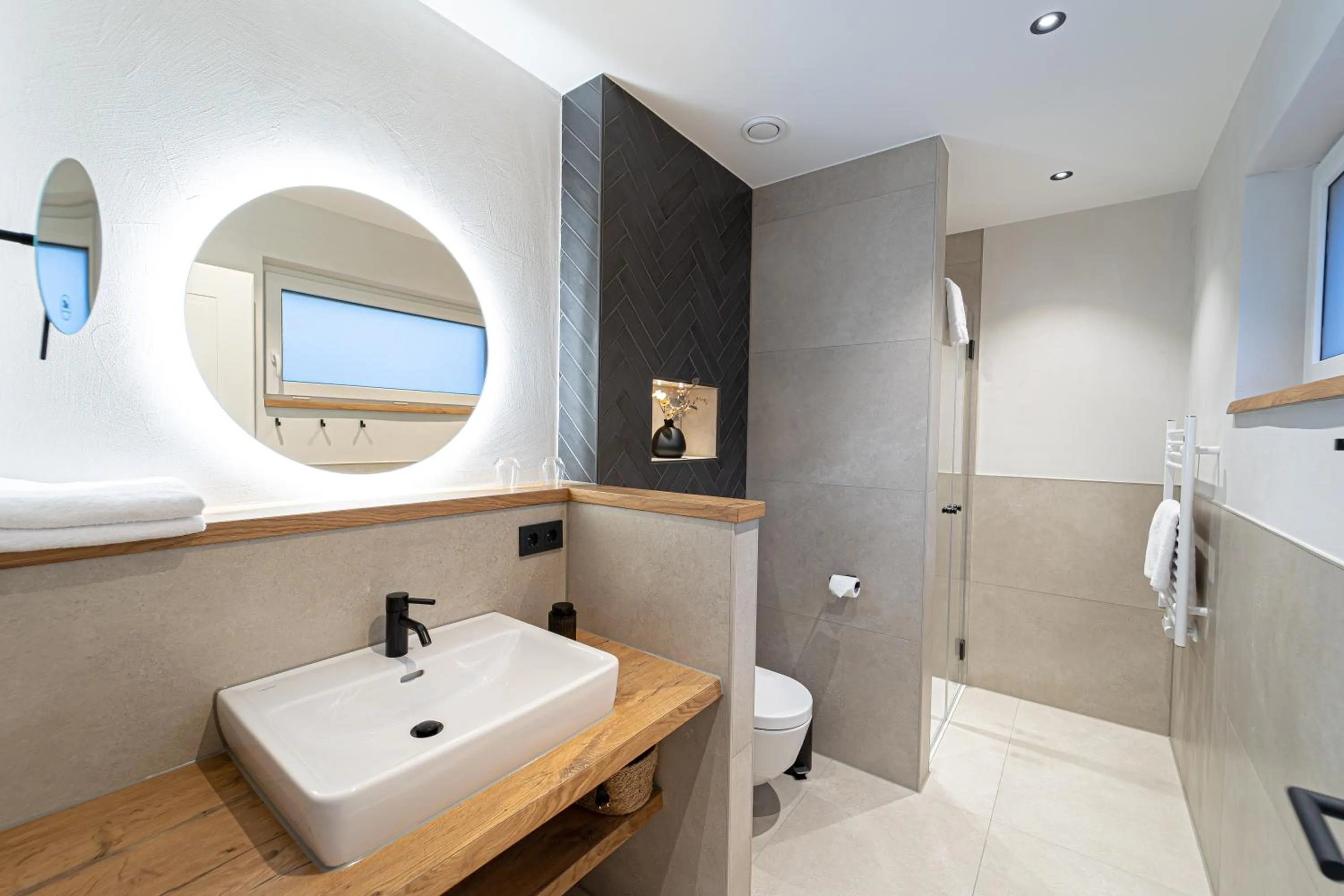 Bathroom in See und Sporthotel Ankum mit Lakeside Apartments