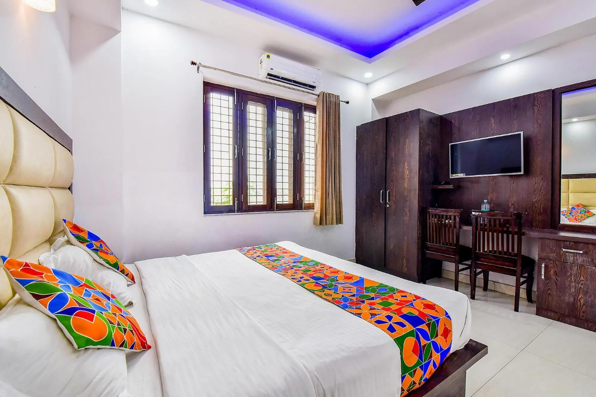 Bed in FabHotel Mayank Residency - Nr Kanwali Road