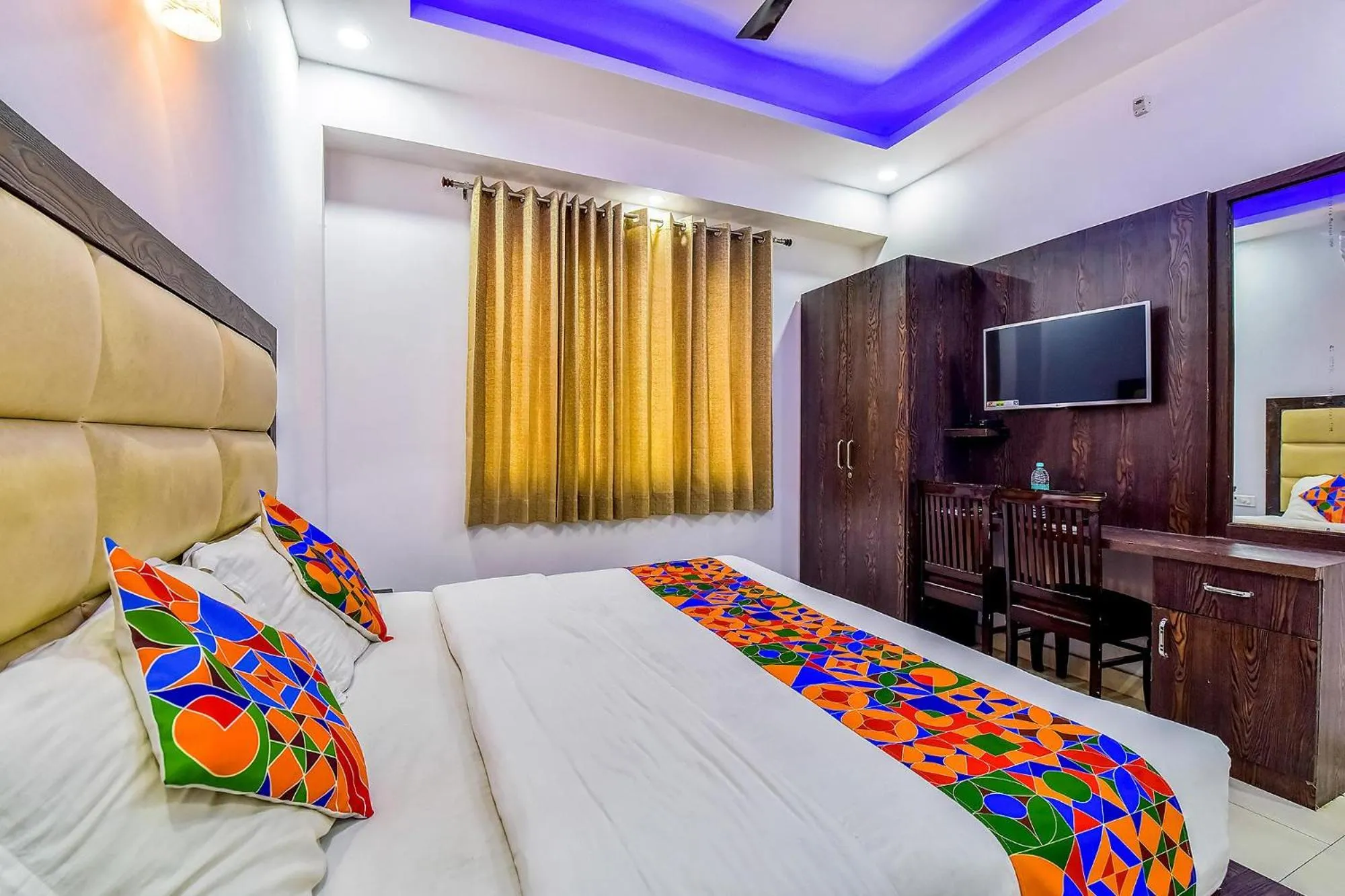 Bed in FabHotel Mayank Residency - Nr Kanwali Road