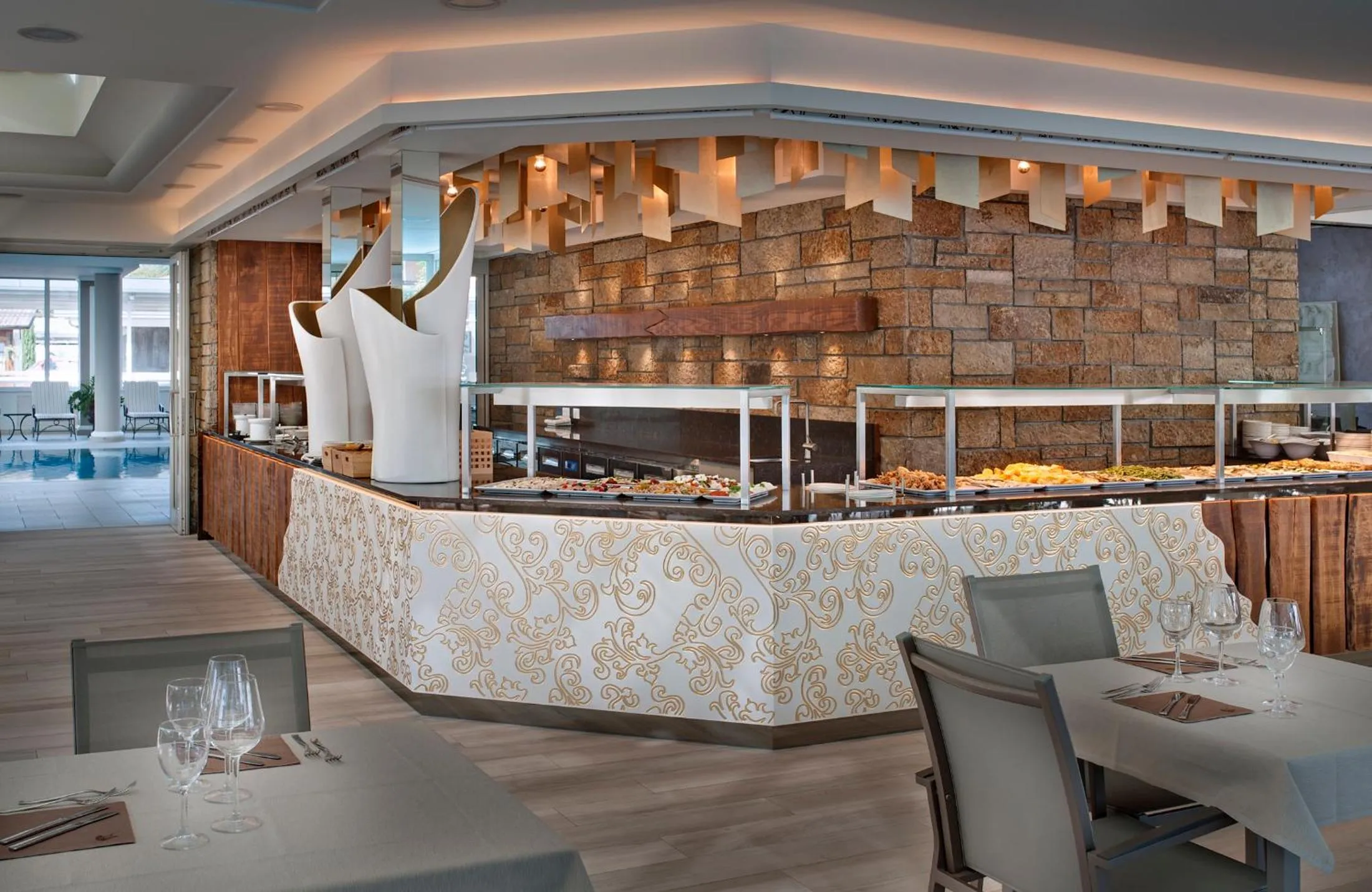 Restaurant/places to eat in Tritone LUXURY HOTEL THERMAE & SPA