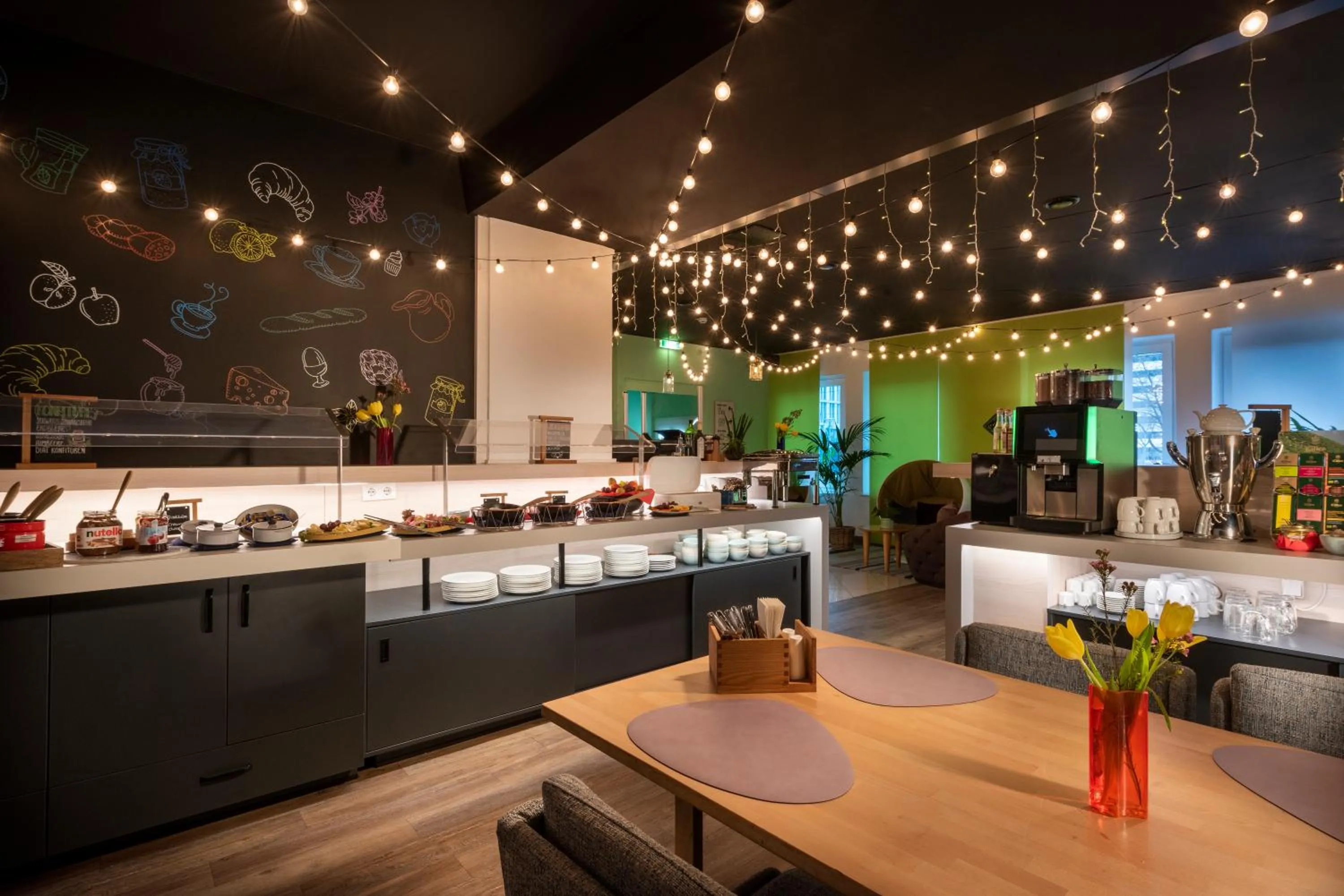 Buffet breakfast in greet Berlin Alexanderplatz