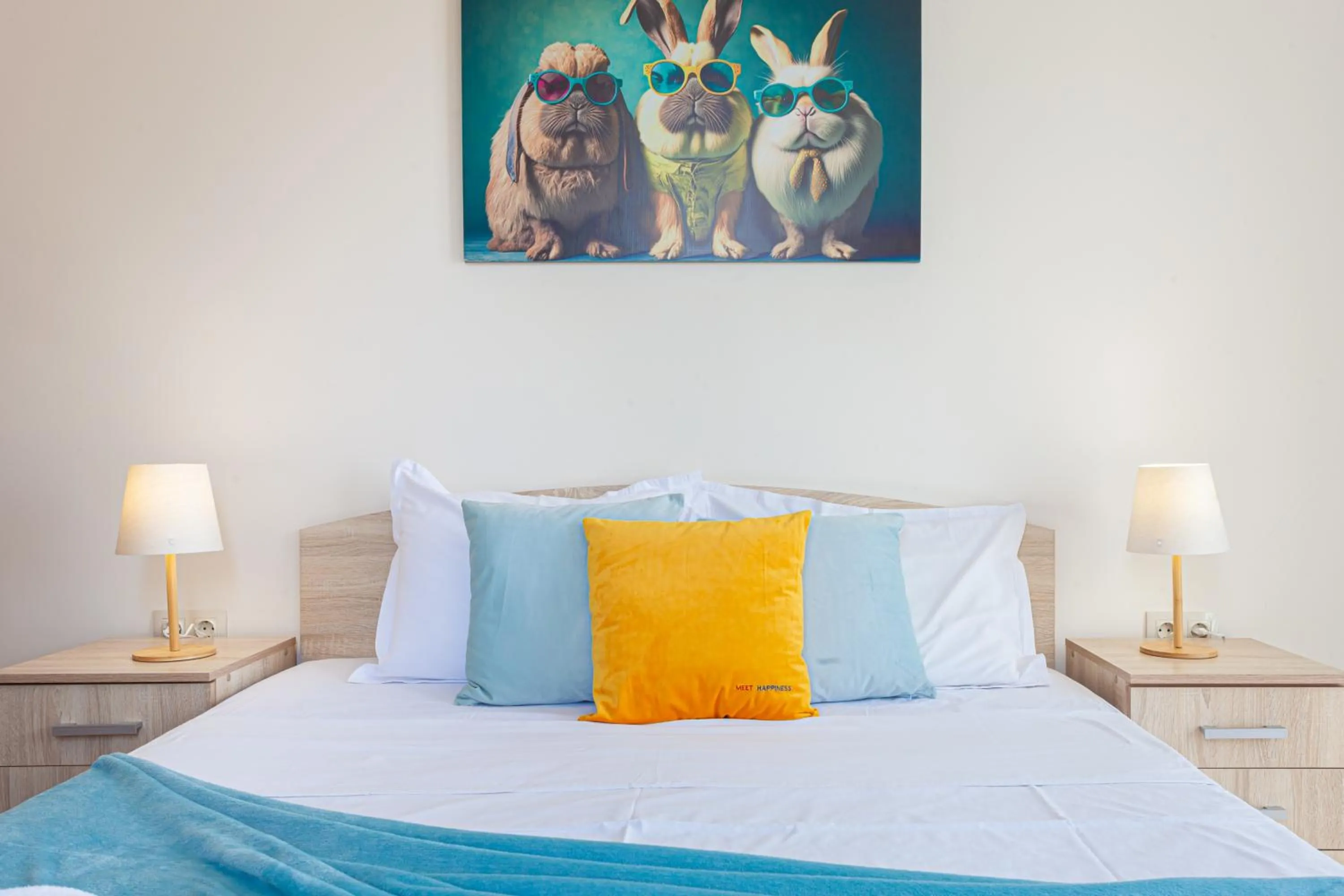 Bedroom, Bed in Apart-hotel on Koghbatsi 16