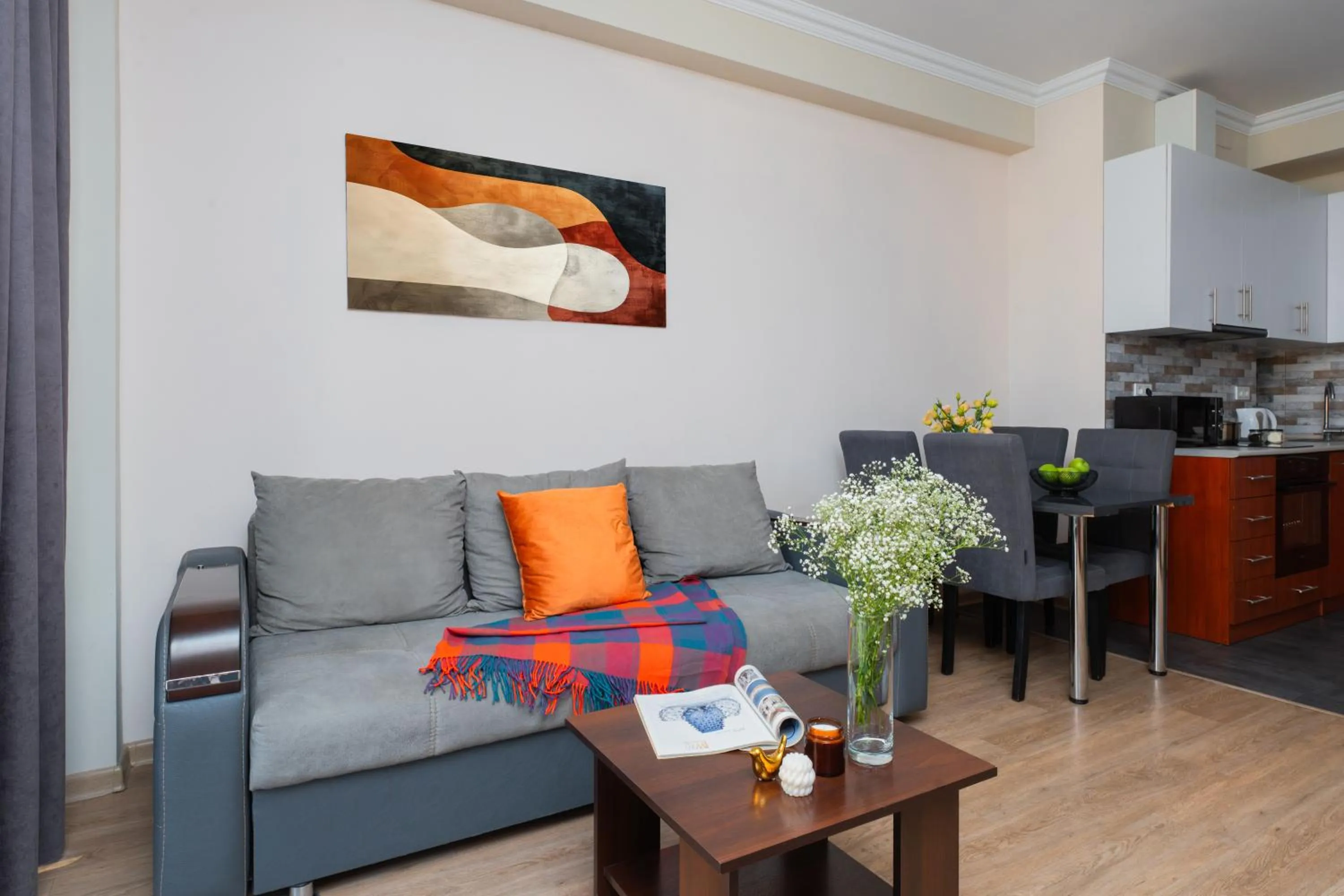 Living room in Apart-hotel on Koghbatsi 16