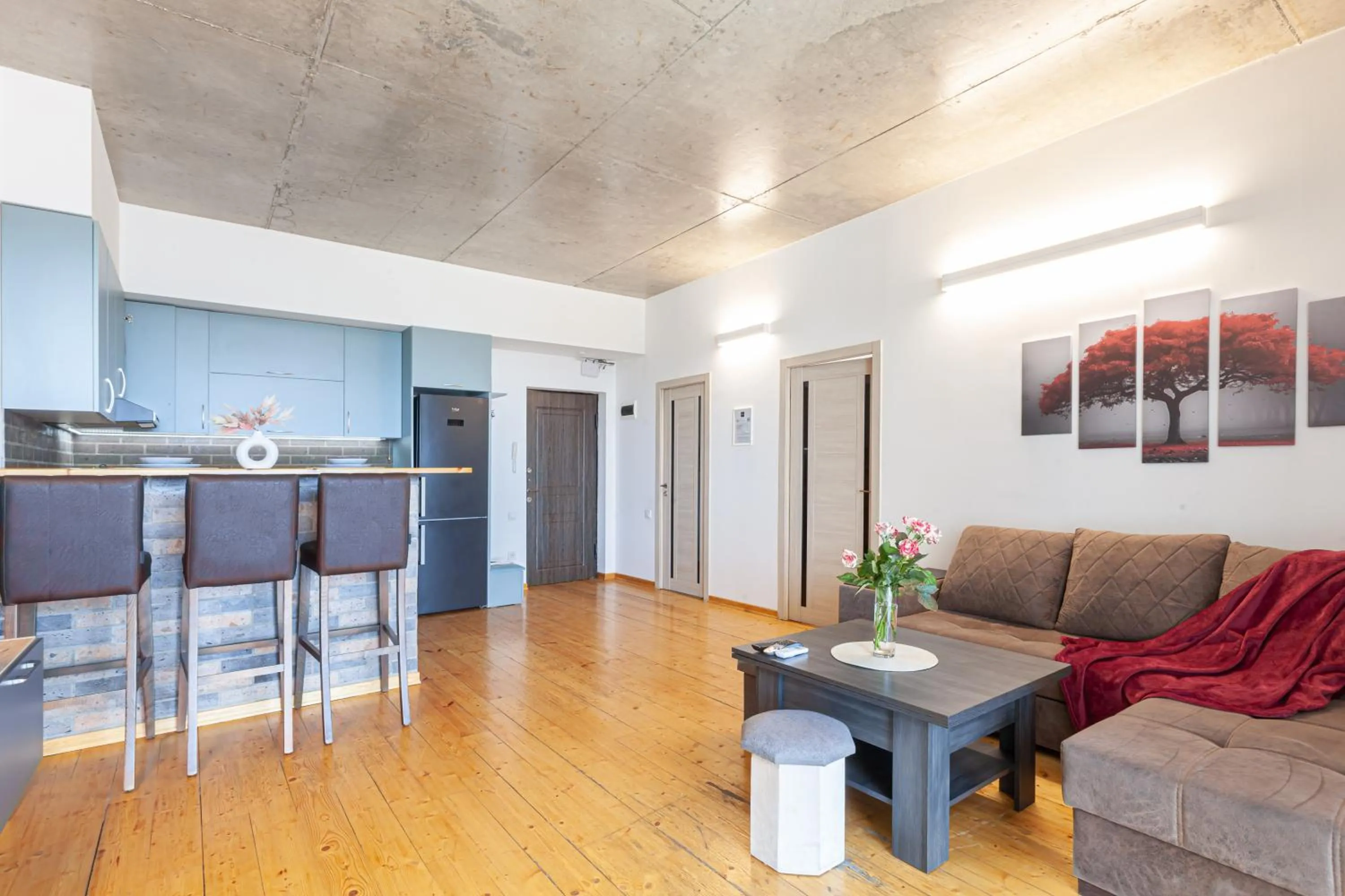 Living room in Apart-hotel on Koghbatsi 16