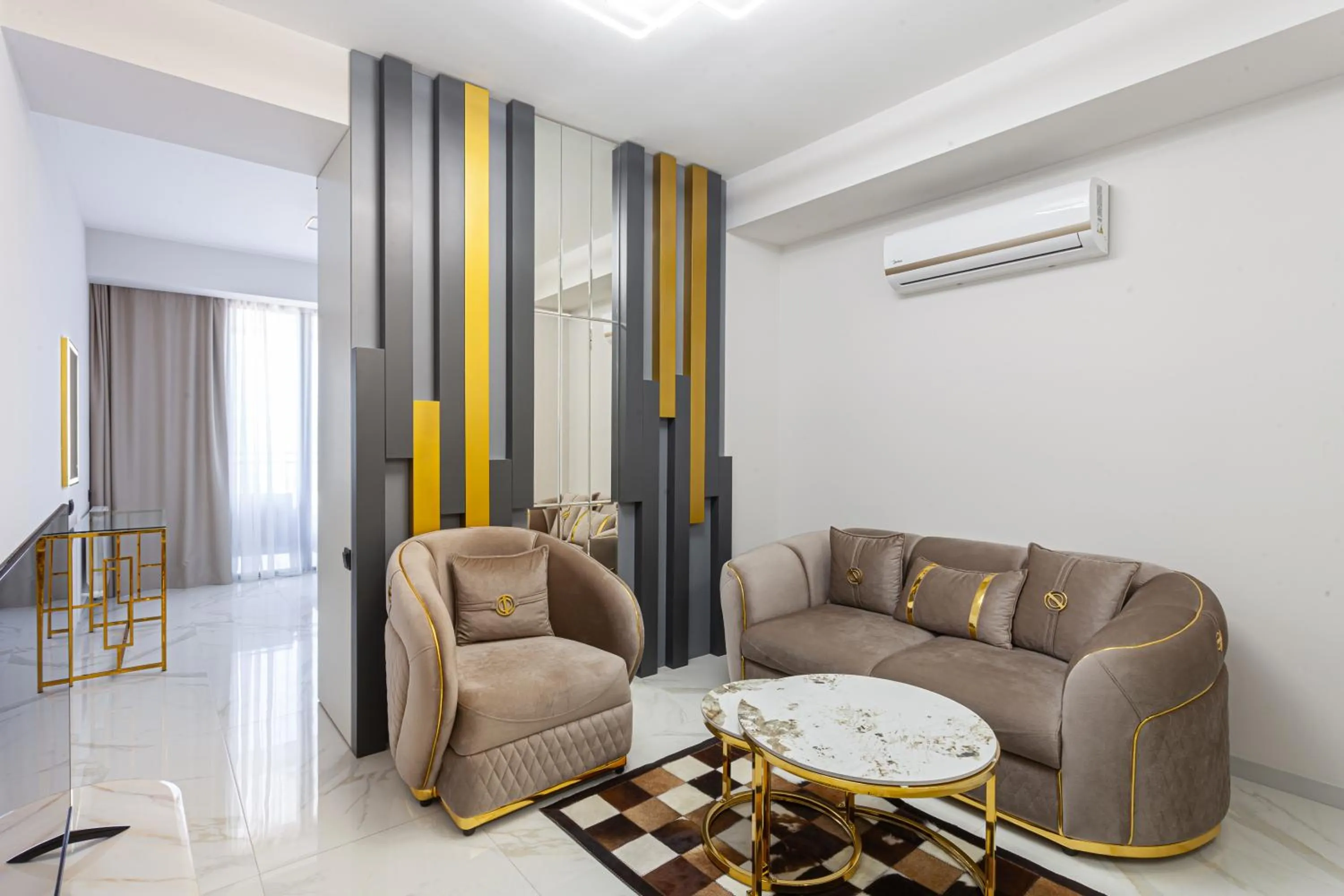 Seating area in Apart-hotel on Koghbatsi 16