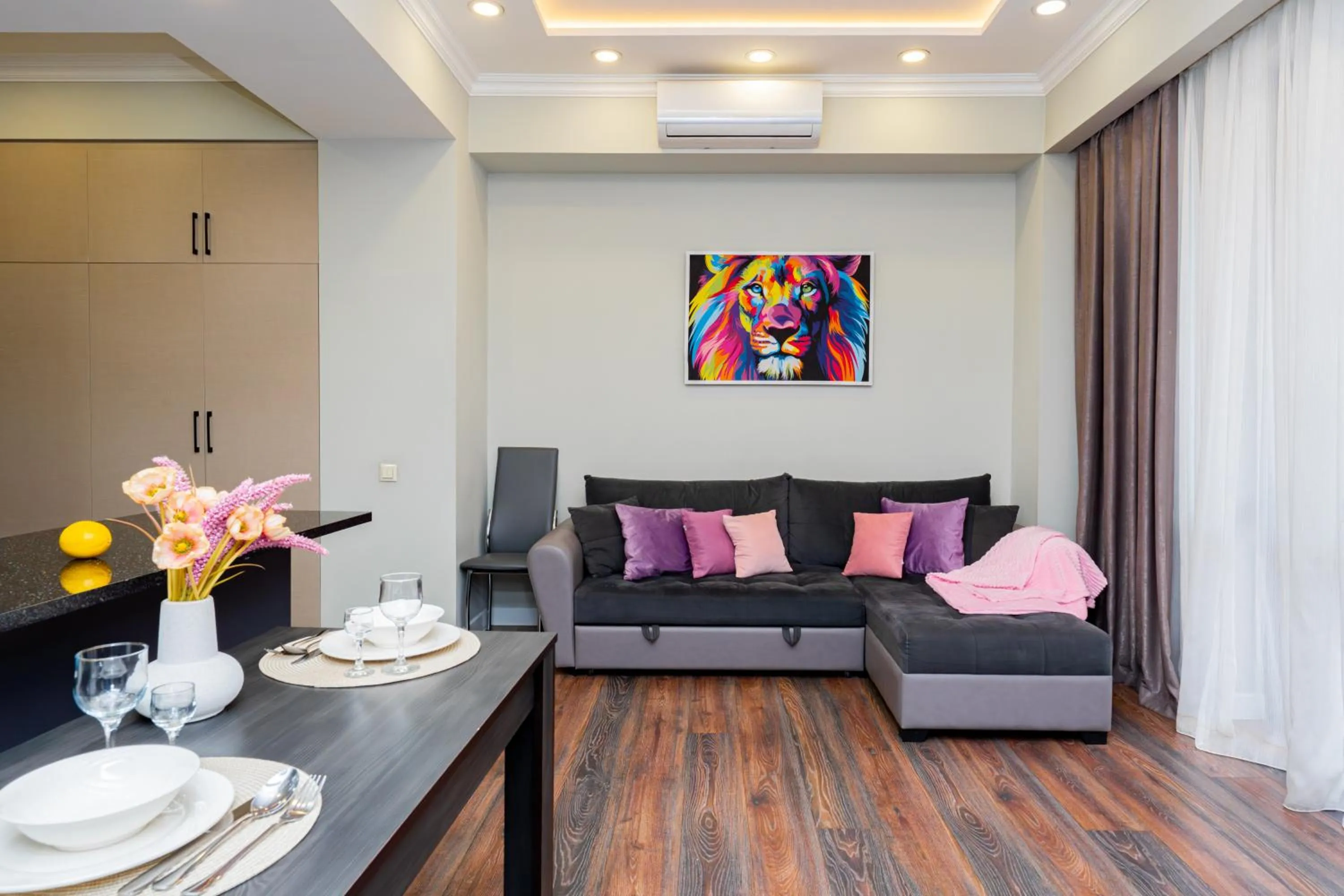 Living room in Apart-hotel on Koghbatsi 16