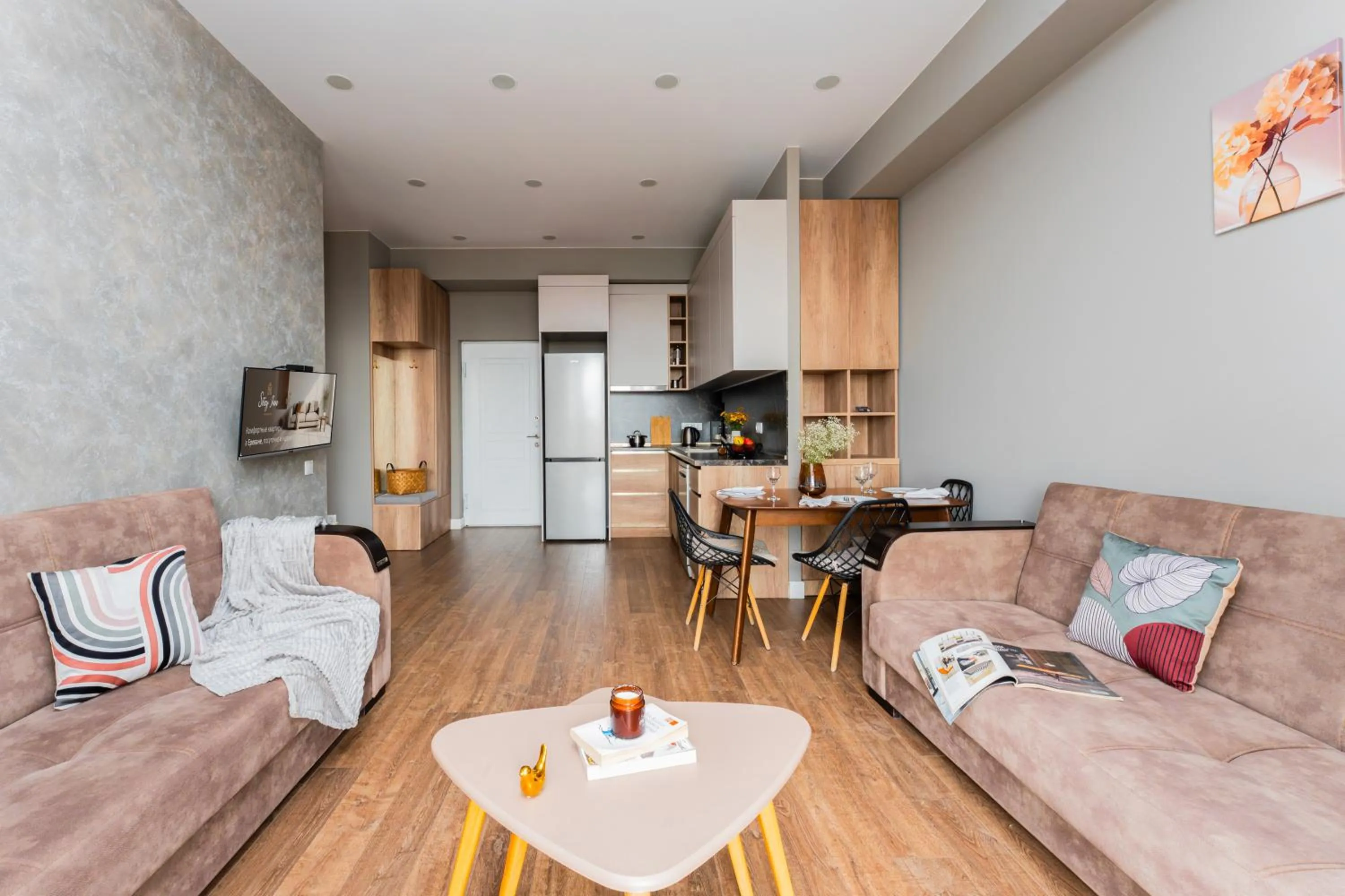 Living room in Apart-hotel on Koghbatsi 16