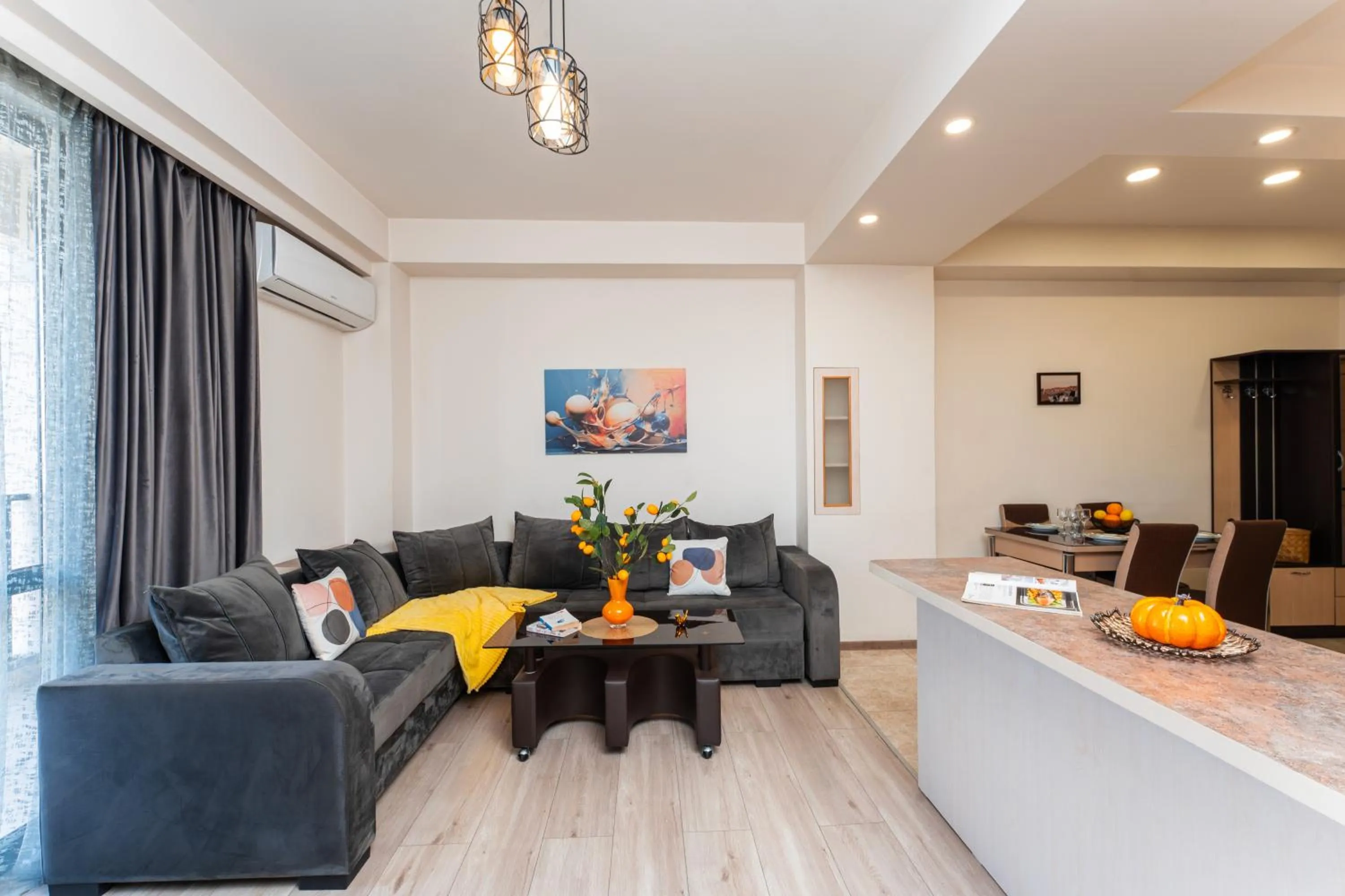 Living room in Apart-hotel on Koghbatsi 16