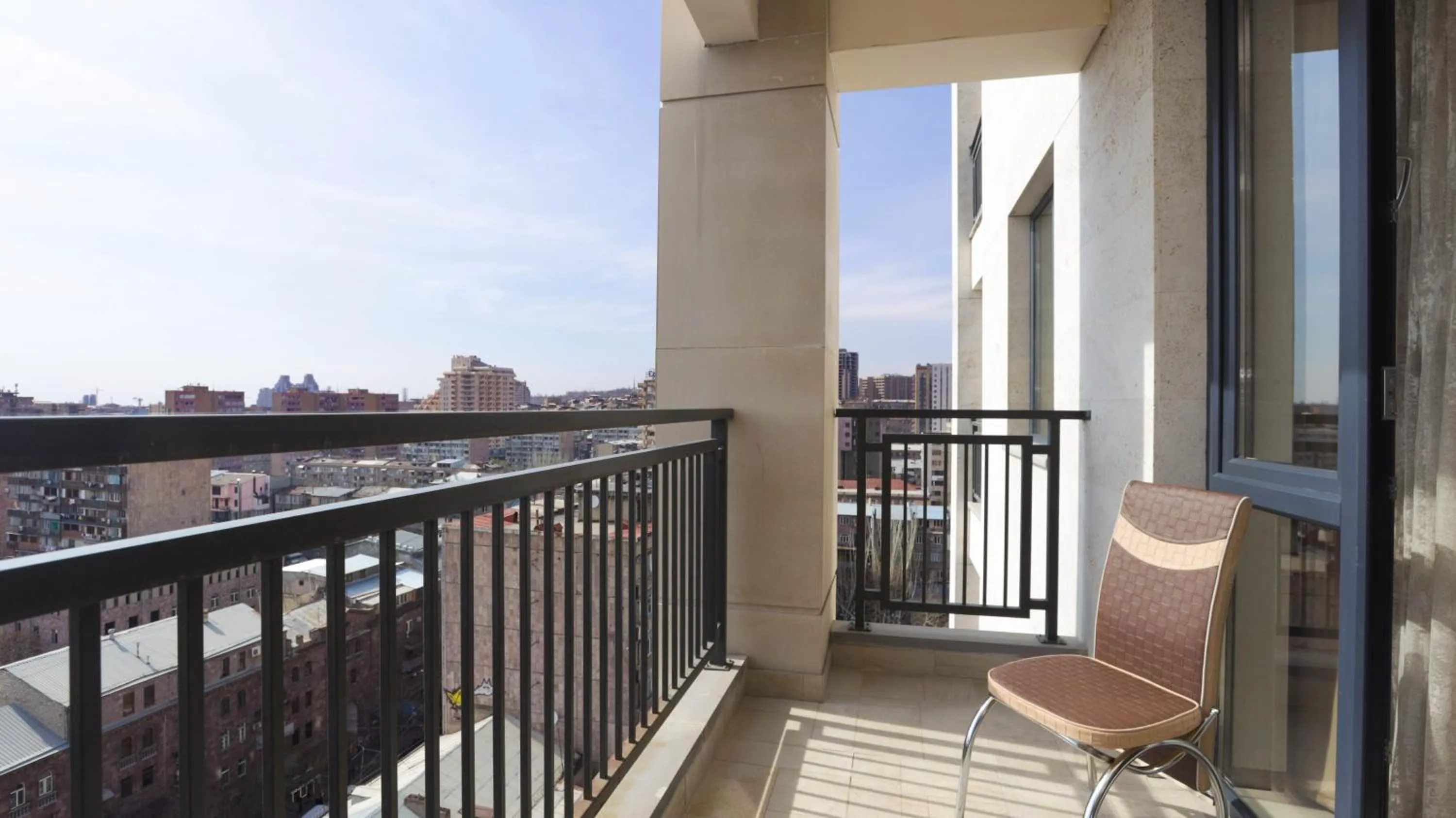 Balcony/Terrace in Apart-hotel on Koghbatsi 16