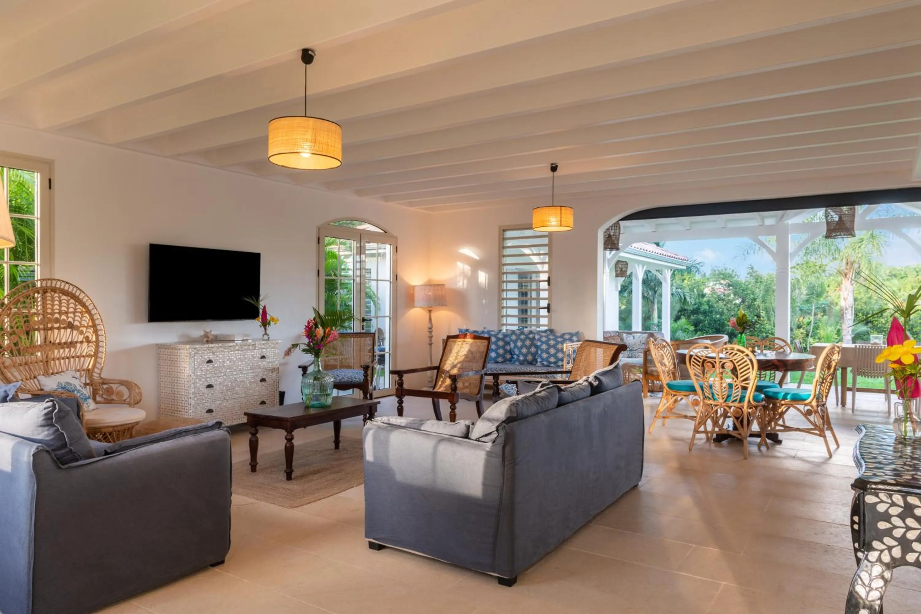 Living room in Habitation Saint Charles - Hôtel de Charme & Spa